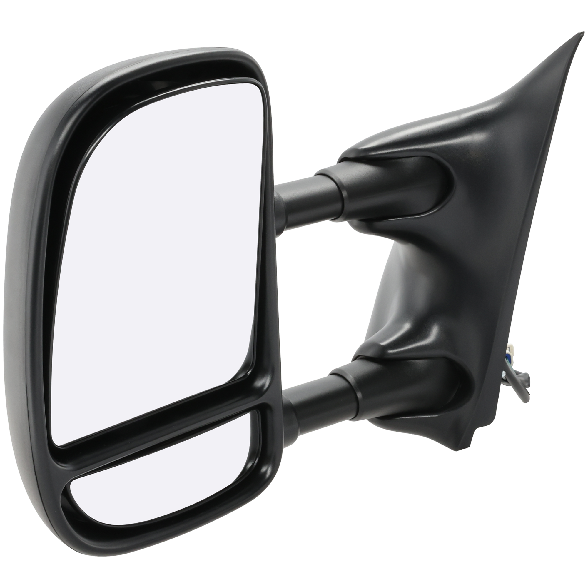 AM F SERIES SUPER DUTY 99-03 TOWING MIRROR LH Power Manual Folding Non Heated Textured Single Swing Type SKU JFD66EL Partslink FO1320196 OEM 1C3Z17683FAA