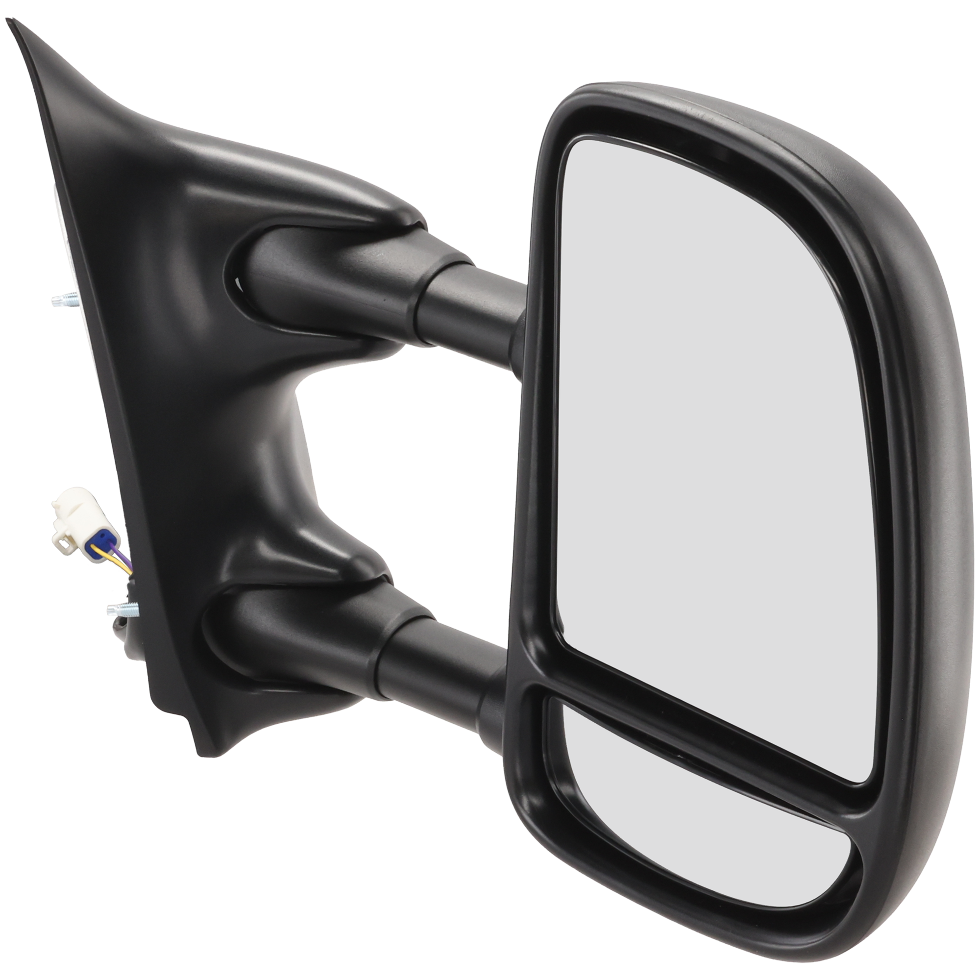AM F SERIES SUPER DUTY 99-03 TOWING MIRROR RH Power Manual Folding Non Heated Textured Single Swing Type SKU JFD66ER Partslink FO1321196 OEM 1C3Z17682FAA