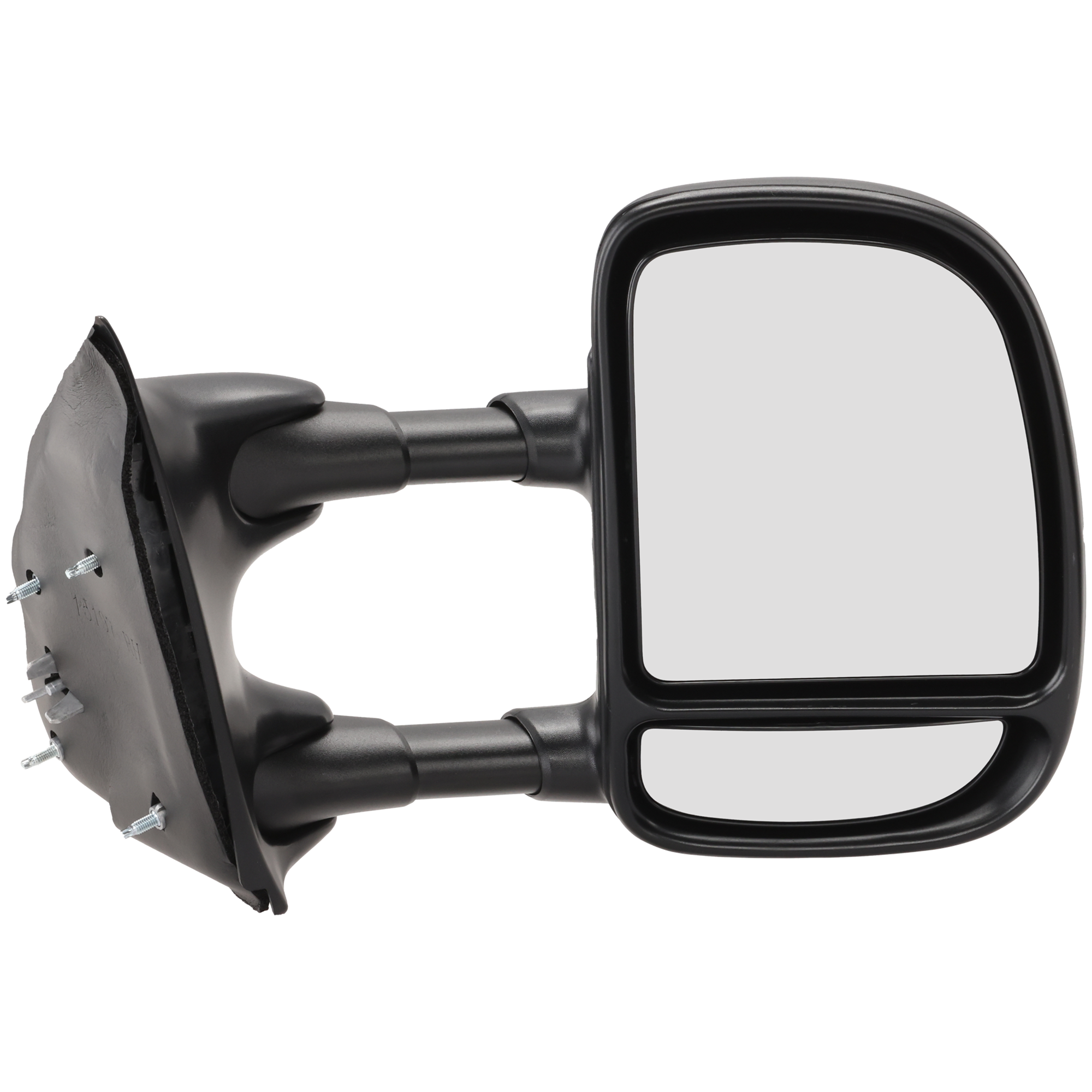 AM F SERIES SUPER DUTY 99-07 TOWING MIRROR RH Manual Adjust Manual Folding Non Heated Textured Single Swing Type SKU JFD66R Partslink FO1321195 OEM 1C3Z17682JAA