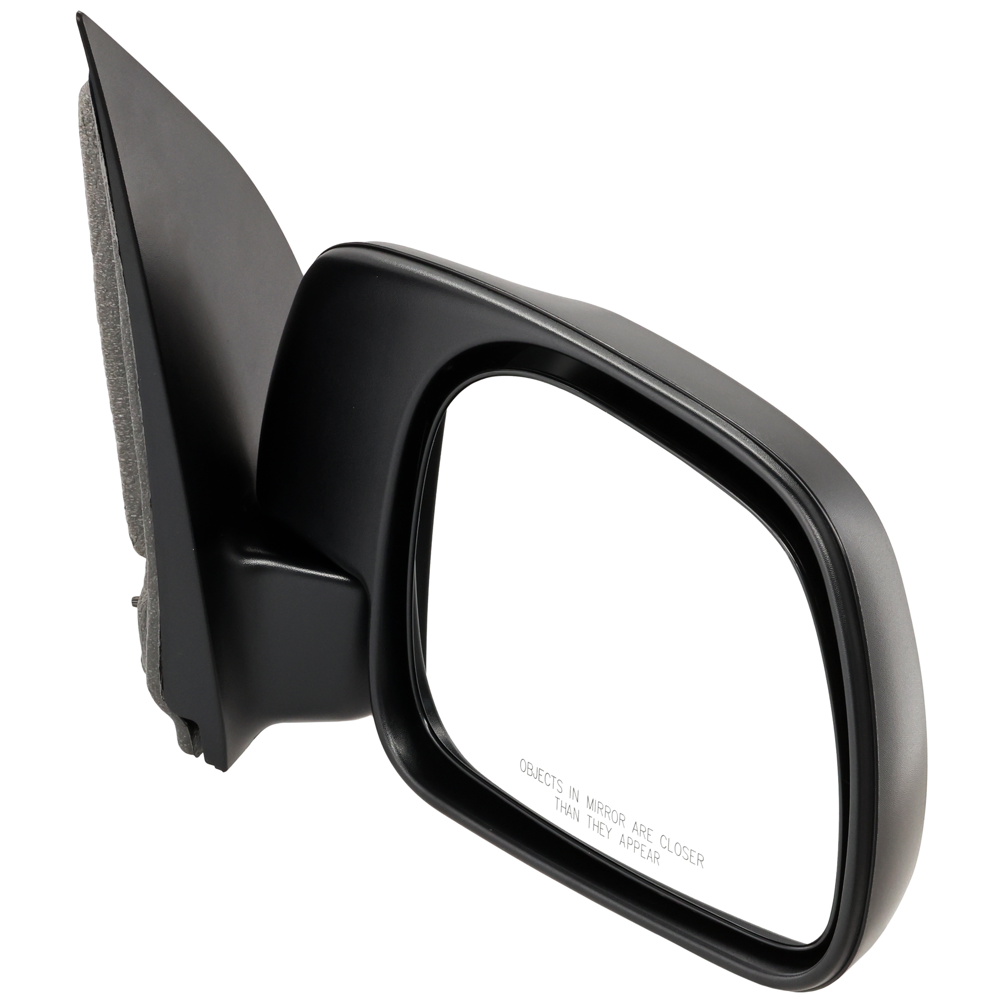AM F SERIES SUPER DUTY 99-10 MIRROR RH Non Towing Manual Adjust Manual Folding Non Heated Textured Paddle Style SKU JFD68R Partslink FO1321217 FO1321209 OEM F81Z17682AAA YC3Z17682CAA