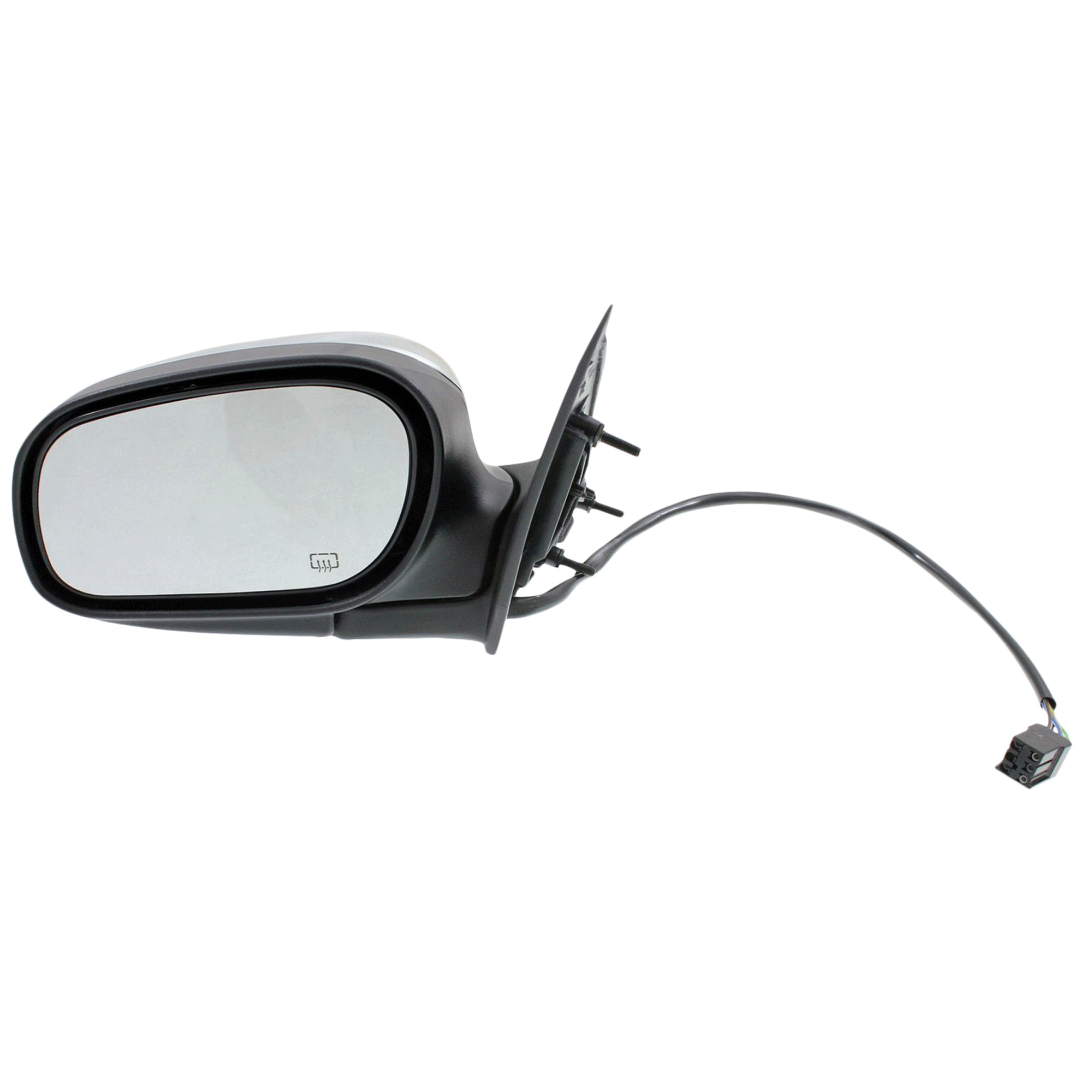 AM CROWN VICTORIA 02-08 GRAND MARQUIS 03-08 MIRROR LH Power Manual Folding Heated Chrome No Auto dimming BSD Memory and Signal Light SKU JFD75EL C Partslink FO1320416 OEM 6W7Z17683BA PFM
