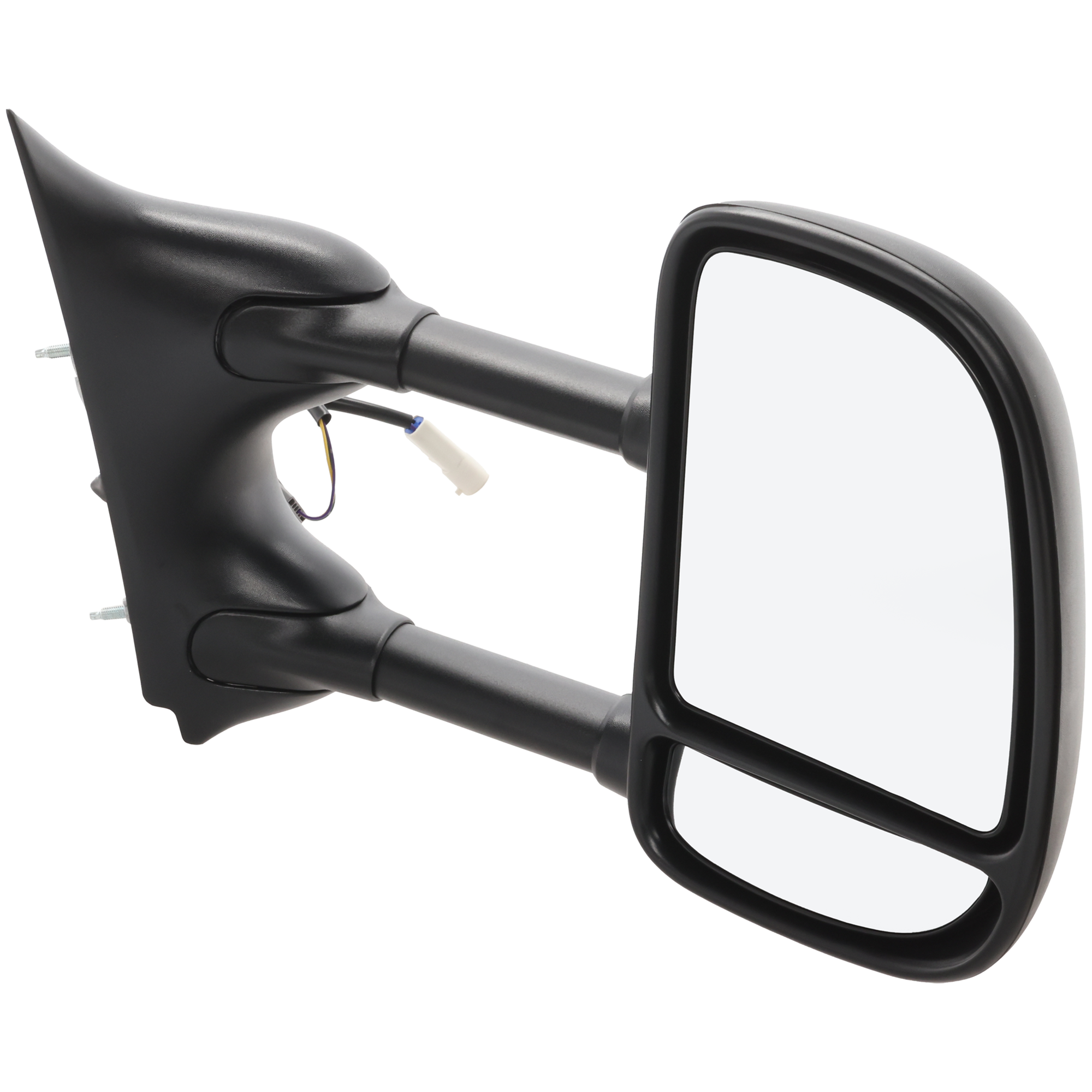 AM F SERIES SUPER DUTY 02-07 EXCURSION 00-05 TOWING MIRROR RH Power Manual Folding Non Heated Textured Dual Glass Dual Arm Type No Signal Light SKU JFD79ER Partslink FO1321227 OEM 3C3Z17682DAA
