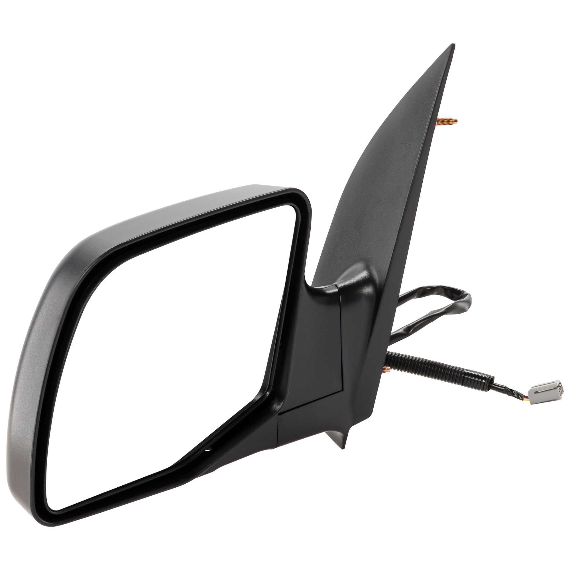 AM ECONOLINE VAN 92-04 MIRROR LH Non Towing Power Manual Folding Heated Textured No Auto dimming BSD Memory and Signal Light 3 Bolt Mount SKU JFD81EL Partslink FO1320229 OEM F4UZ17683B