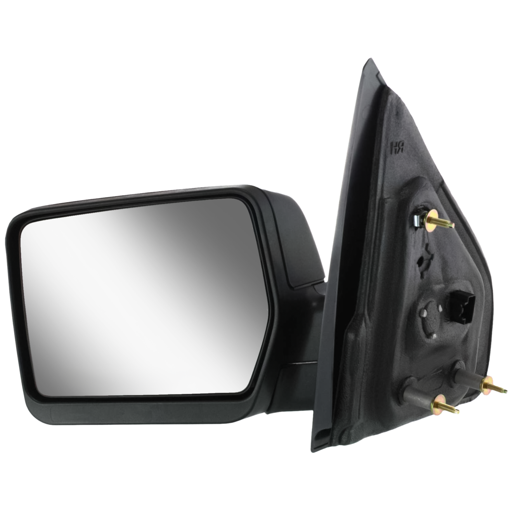 AM F 150-04-08 MIRROR LH Non Towing Power Manual Folding Heated Textured No Auto dimming BSD Memory and Signal Light New Body Style SKU JFD82EL Partslink FO1320233 OEM 8L3Z17683EA