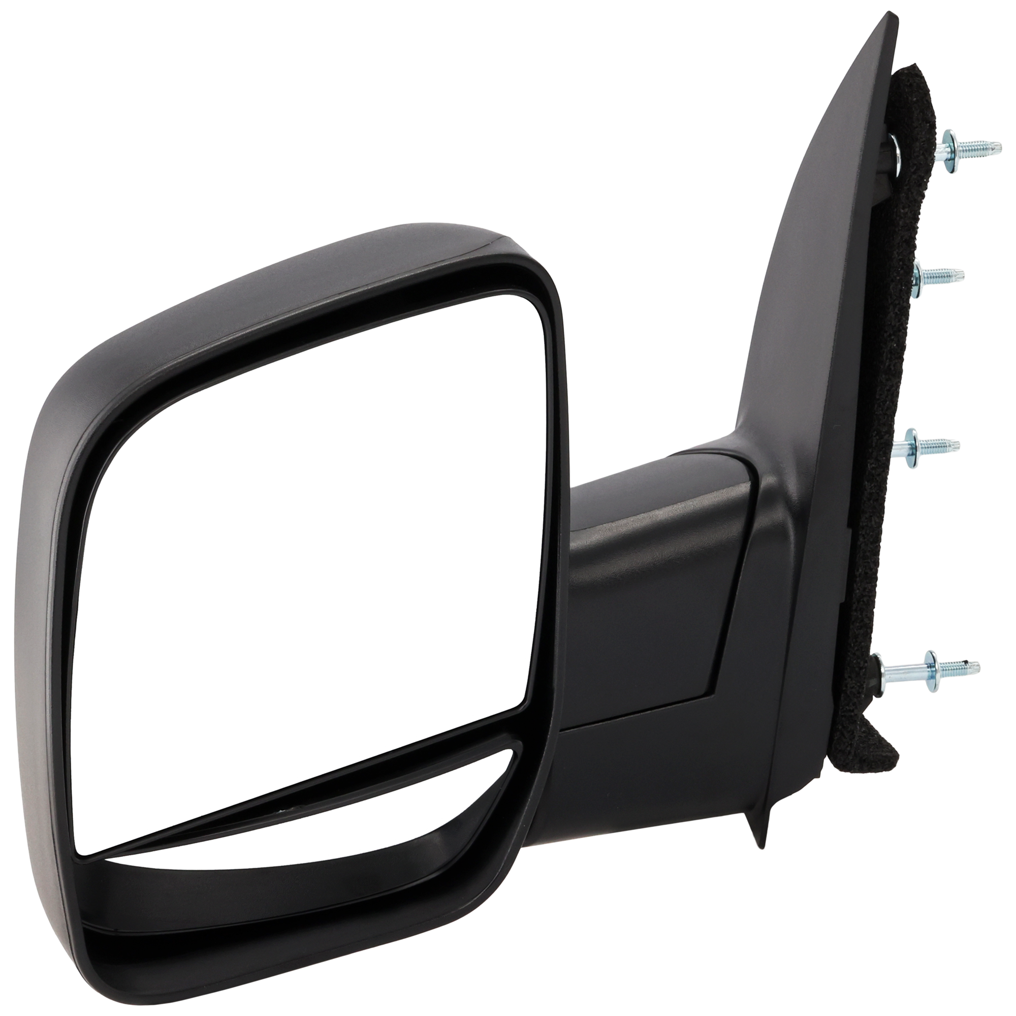 AM ECONOLINE VAN 03-04 MIRROR LH Non Towing Manual Adjust Manual Folding Non Heated Textured Black No Auto dimming BSD Memory and Signal Light Dual Glass 4 Bolt Mount SKU JFD86L Partslink FO1320253 OEM 3C2Z17683FAA