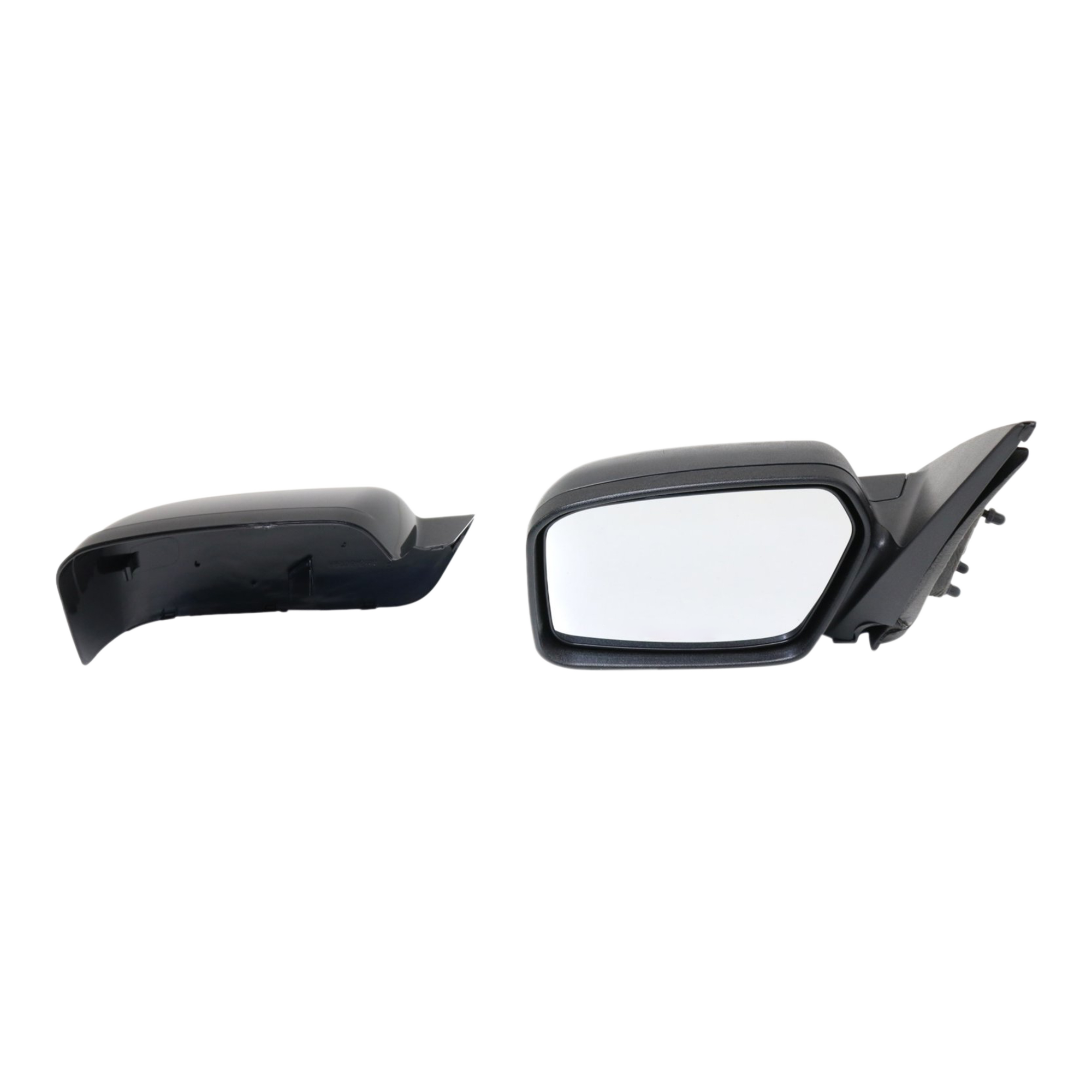 AM MILAN 06-09 FUSION 06-10 MIRROR LH Power Non Folding Non Heated w 1 Paintable and 1 Textured Black Cap No Puddle Light Exc. Hybrid Model SKU JFD90EL Partslink FO1320265 OEM 6E5Z17683A