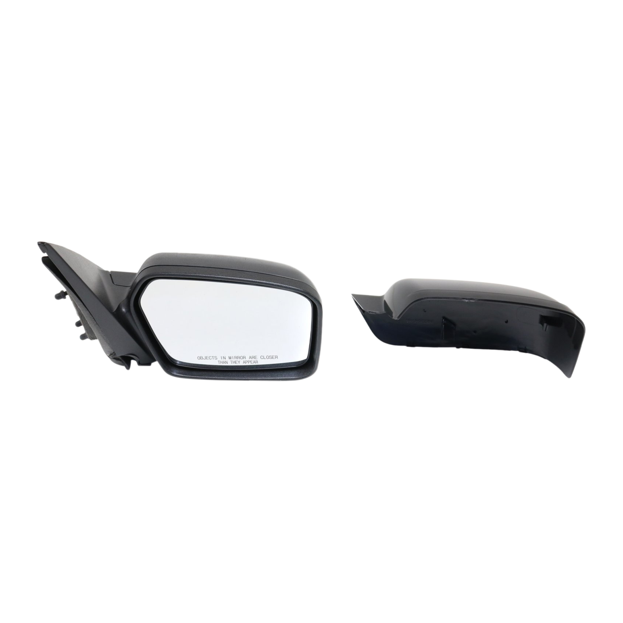 AM MILAN 06-09 FUSION 06-10 MIRROR RH Power Non Folding Non Heated w 1 Paintable and 1 Textured Black Cap No Puddle Light Exc. Hybrid Model SKU JFD90ER Partslink FO1321265 OEM 6E5Z17682A