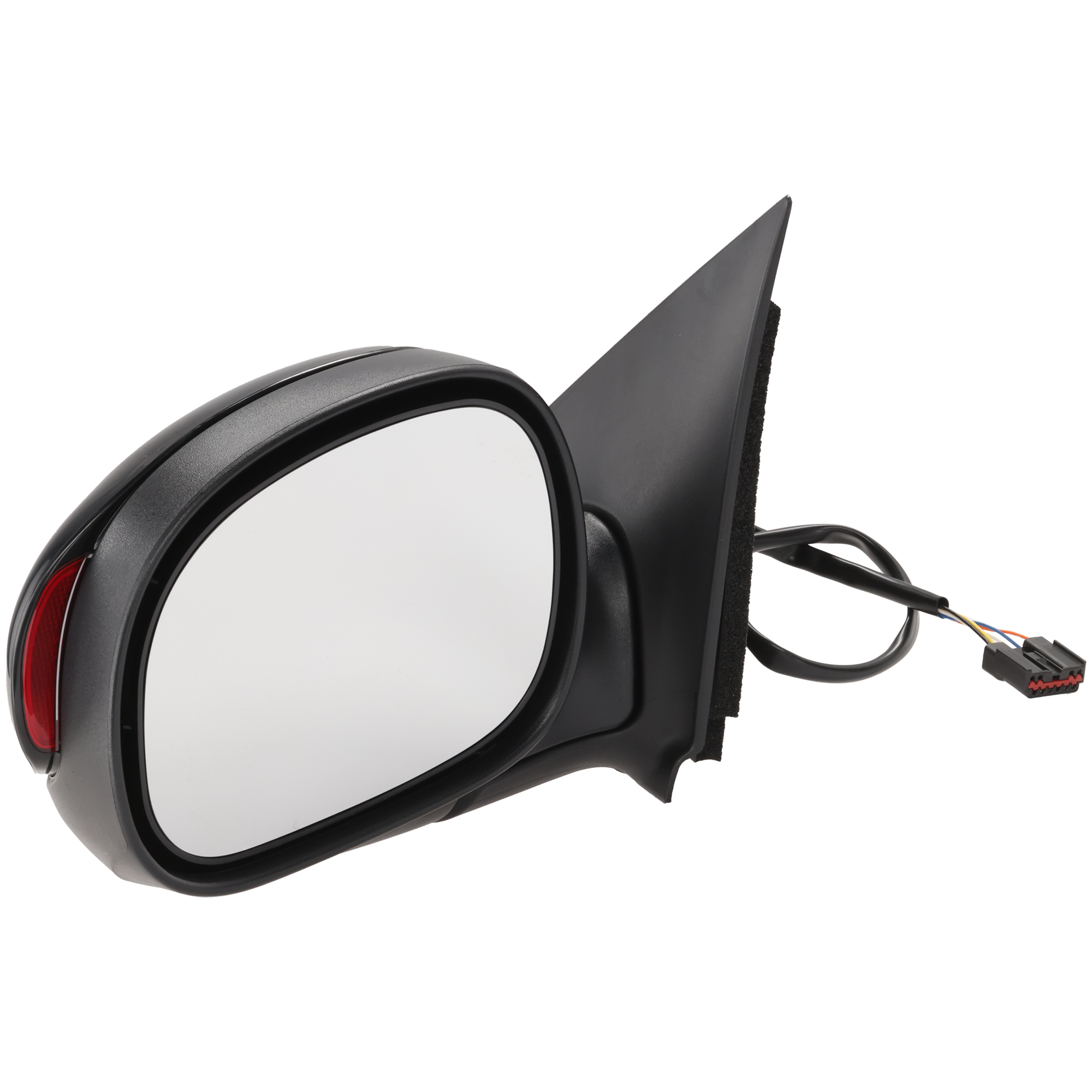 AM F 150-97-04 F 250-97-99 MIRROR LH Non Towing Power Manual Folding Non Heated Paintable Contour Style w Signal Light in Housing Regular SuperCab SKU JFD92EL Partslink FO1320221 OEM YL3Z17683AA