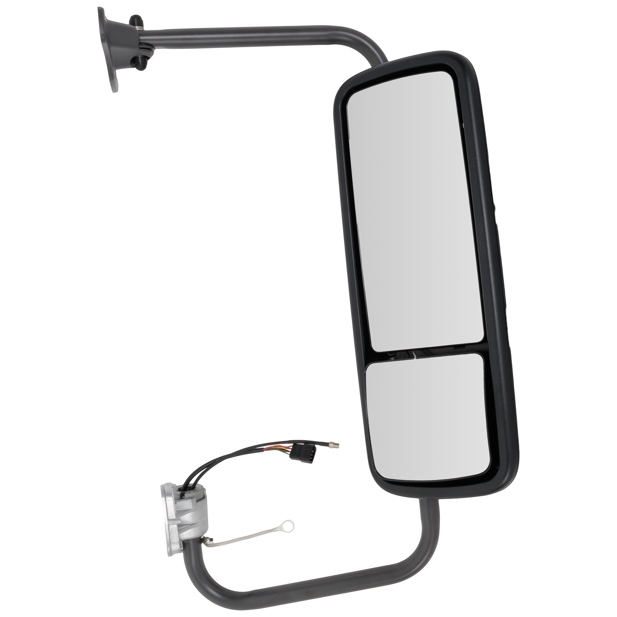 AM FREIGHTLINER COLUMBIA 02-11 MIRROR RH Power Heated Textured 1 Piece Type w CB Antenna Conn. SKU JFL38ER HD OEM A2265433003