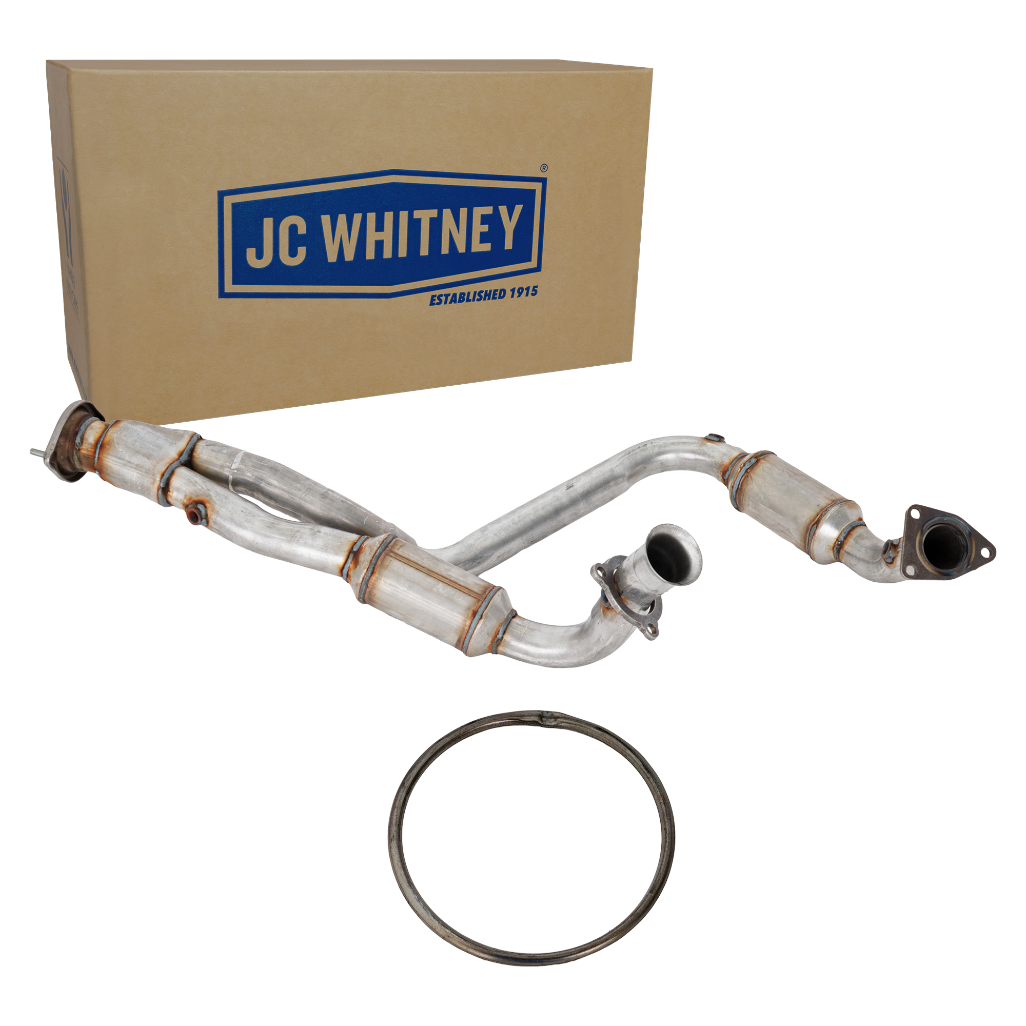 AM SILVERADO 1500-99-05 YUKON 00-06 CATALYTIC CONVERTER 6-8 Cyl. Engine w 50.5 in. overall length SKU JG960301