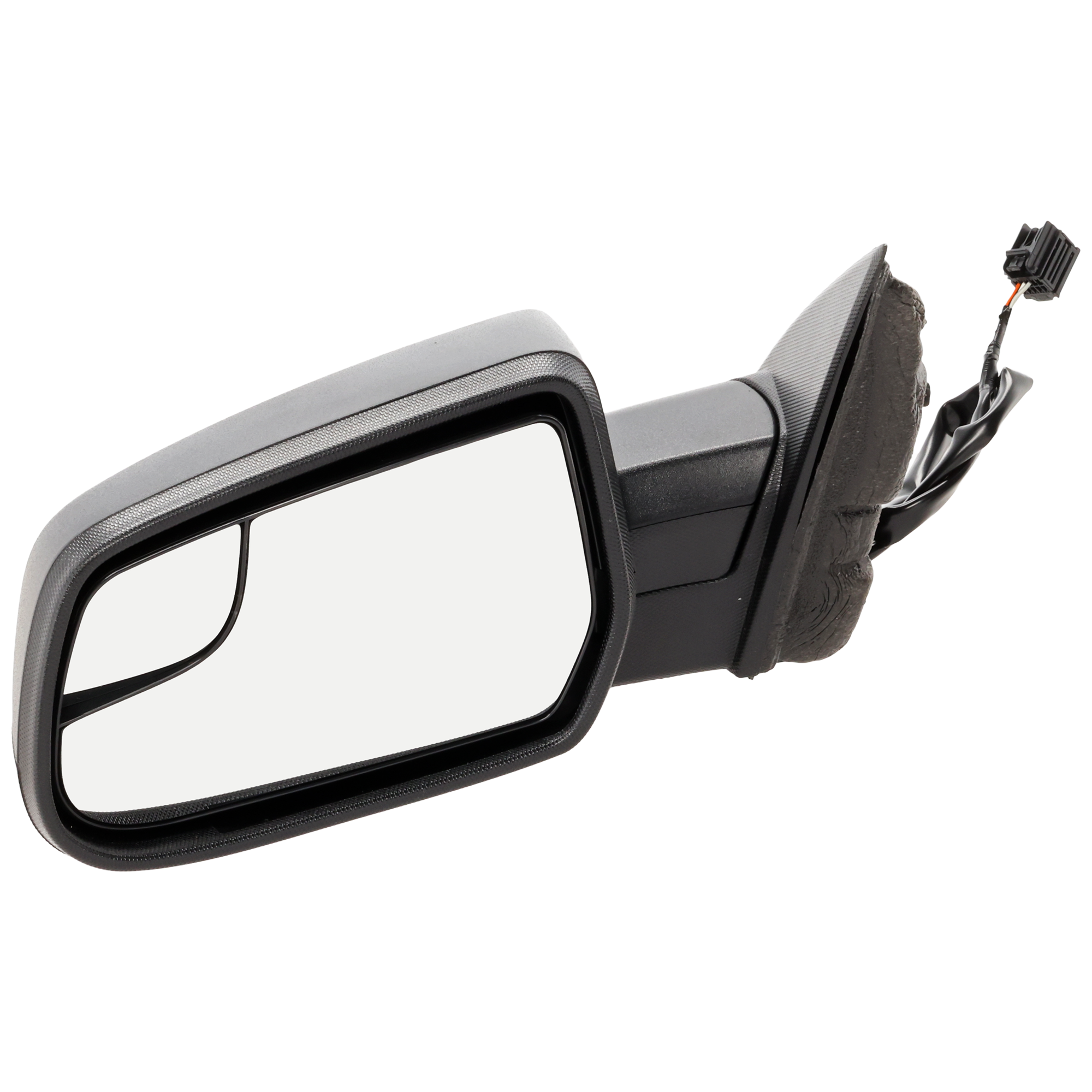 AM EQUINOX TERRAIN 10-17 MIRROR LH Power Non Heated Manual Folding Textured Black w Blind Spot Glass No Auto dimming Memory and Signal Light SKU JGM102EL Partslink GM1320452 OEM 22818262