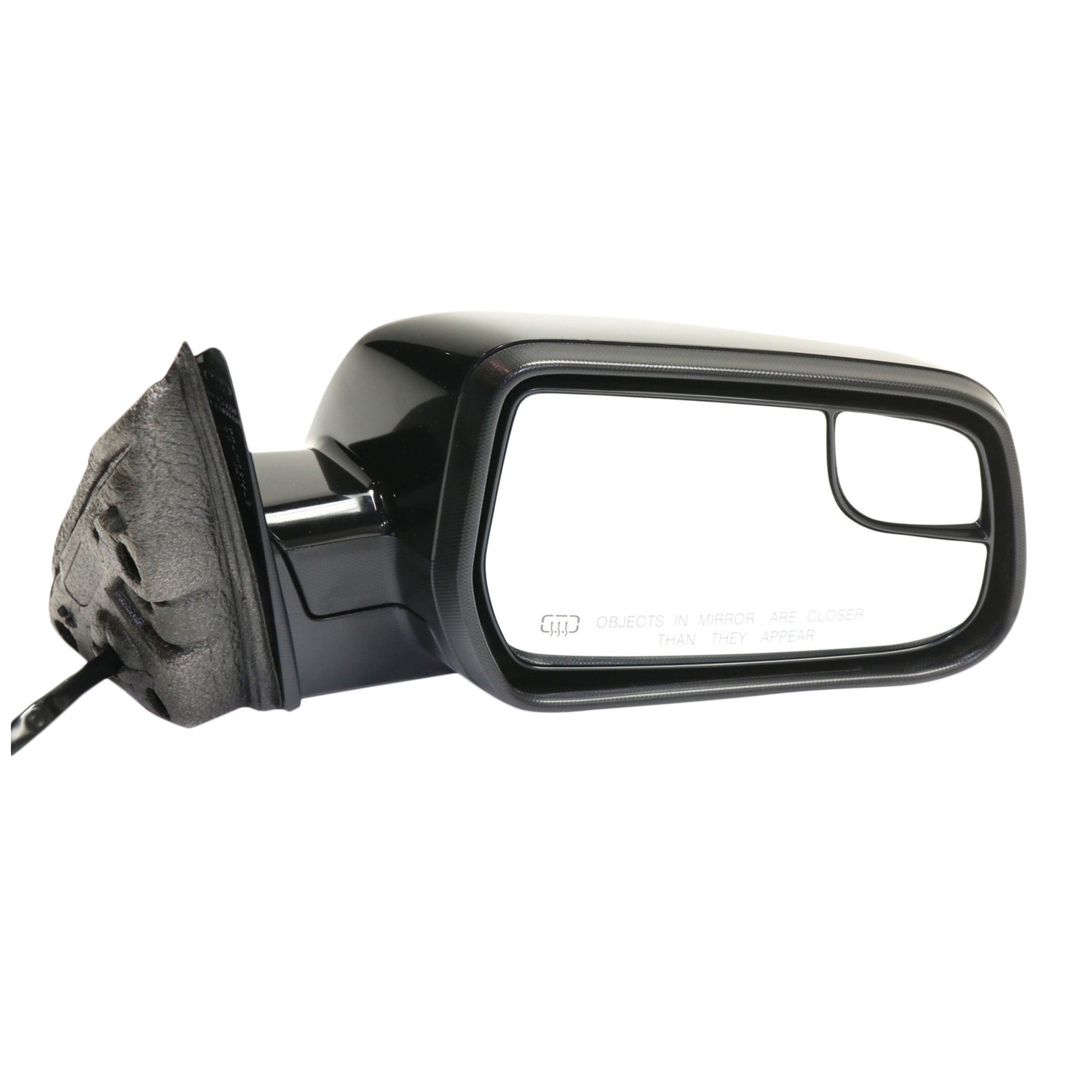 AM EQUINOX TERRAIN 10-17 MIRROR RH Power Heated Manual Folding Paintable w Blind Spot Glass No Auto dimming Memory and Signal Light SKU JGM103ER Partslink GM1321453 OEM 22818289