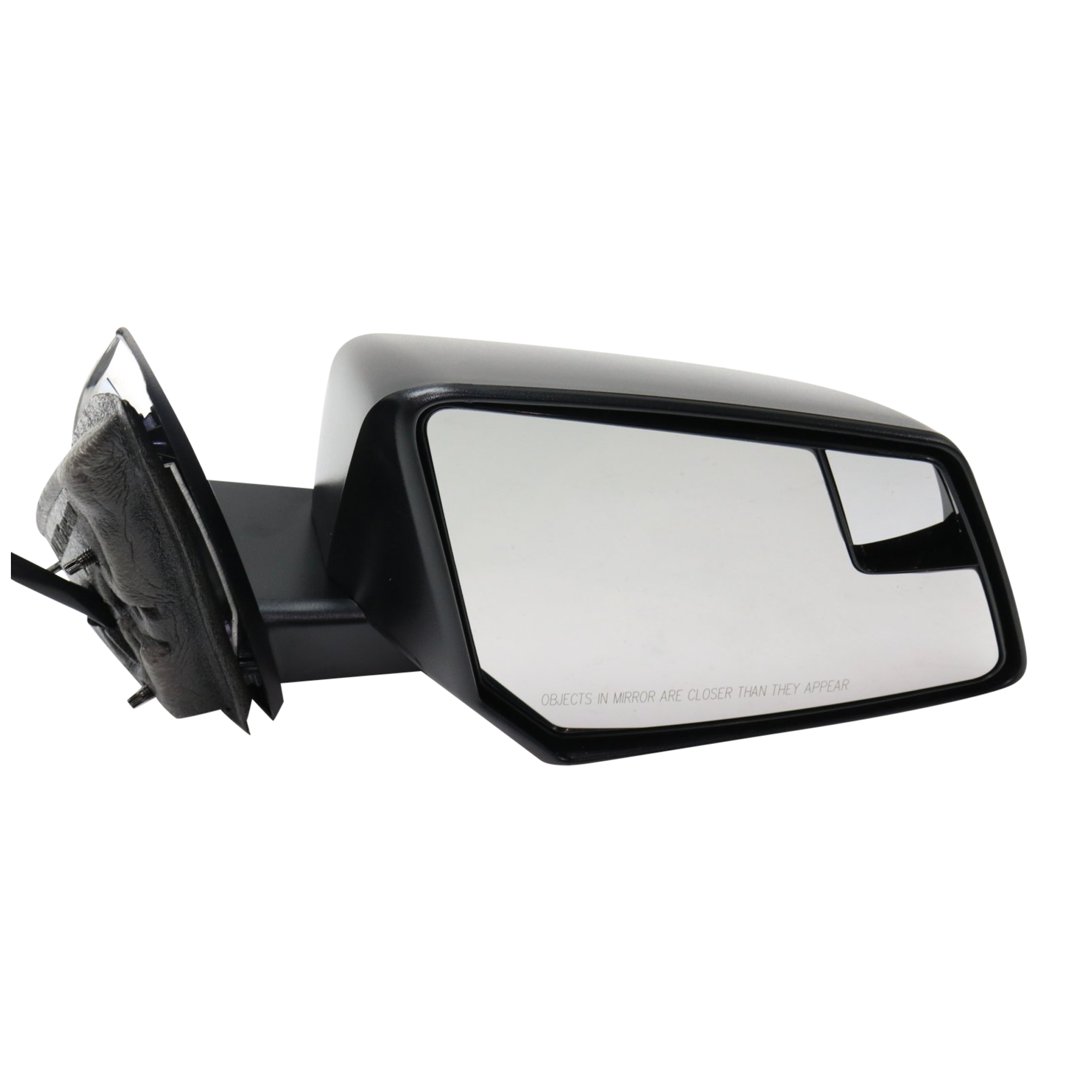 AM ACADIA 13-15 MIRROR RH Power Non Heated Manual Folding Textured Black w Blind Spot Glass No Auto dimming Memory and Signal Light SKU JGM105ER Partslink GM1321475 OEM 23130954