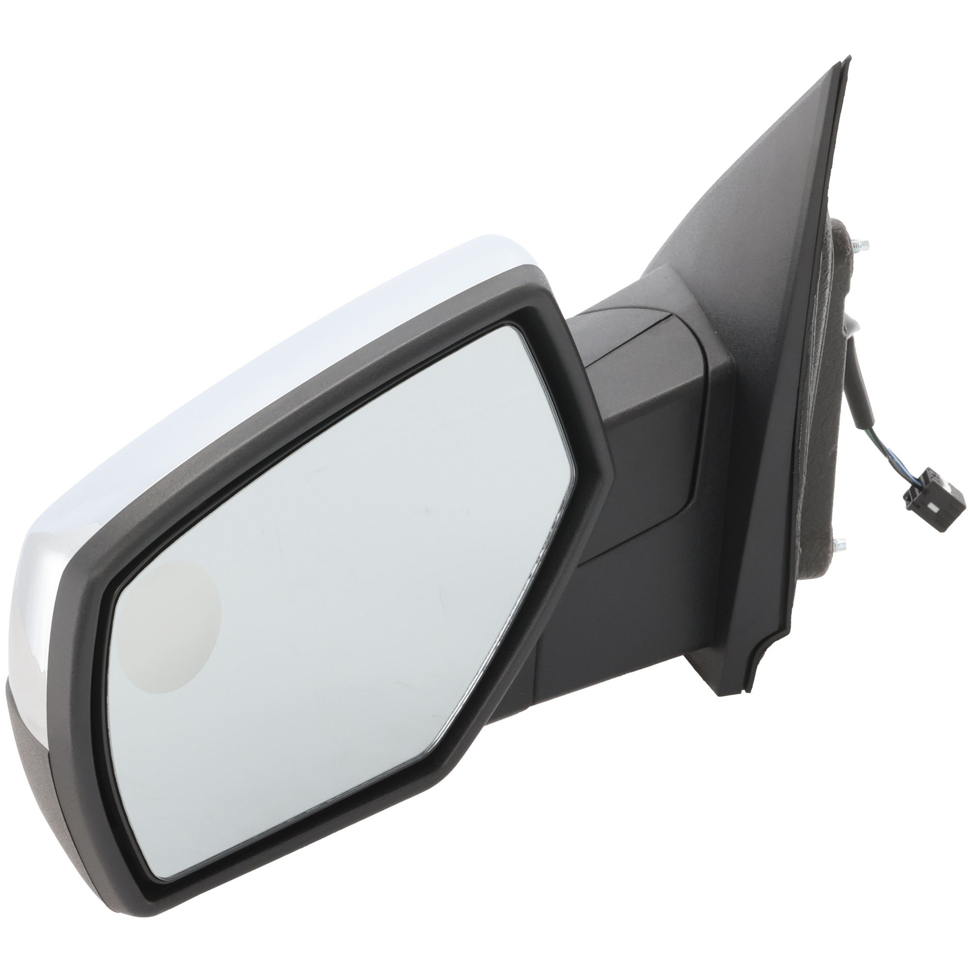 AM SILVERADO SIERRA 1500-14-18-2500 HD 3500 HD 15-19 MIRROR LH Non Towing Power Manual Folding Heated Chrome w Blind Spot Glass Includes 19 Silverado 1500 LD Sierra 1500 Limited SKU JGM132CL OEM 84342028 PFM