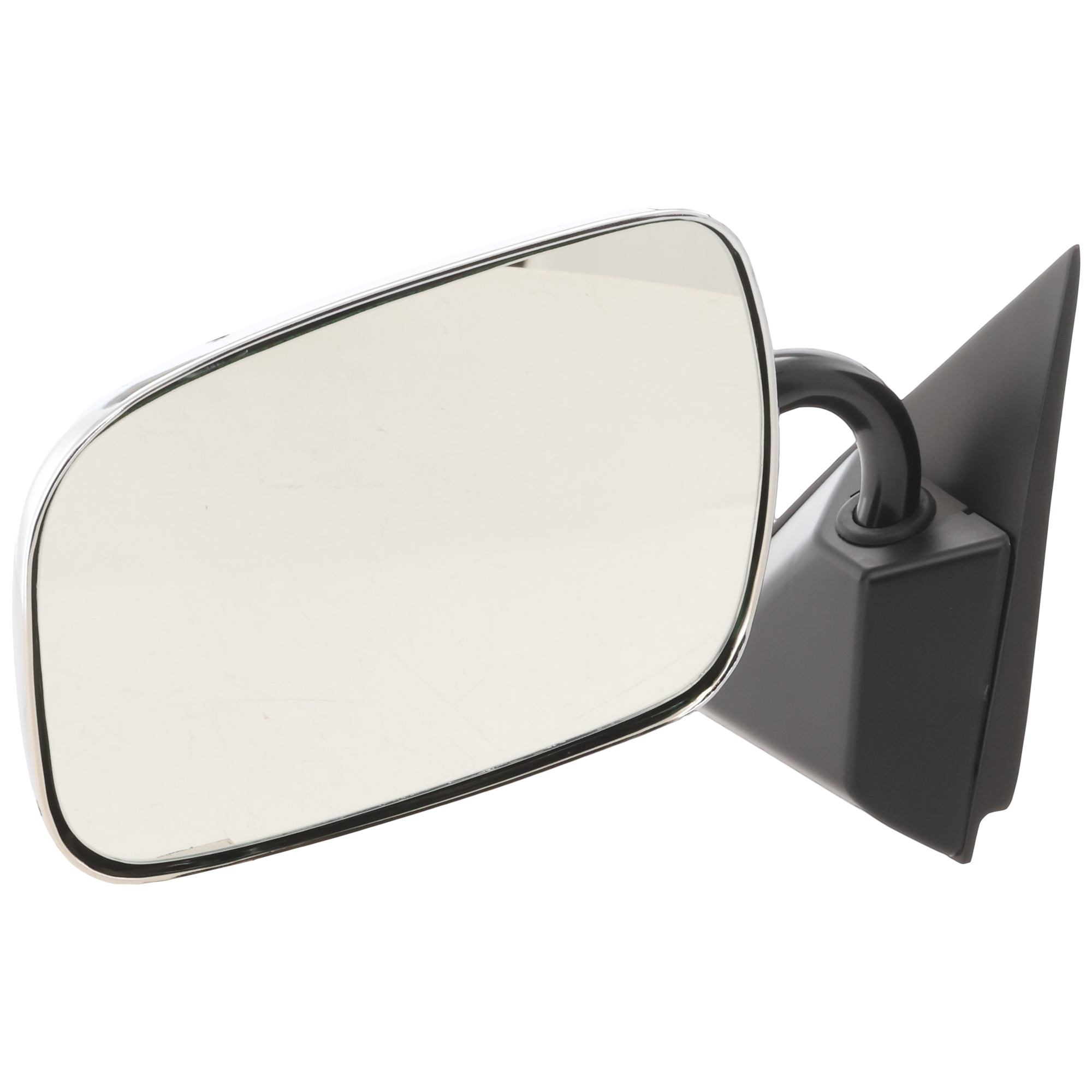 AM C K FULL SIZE P U 88-00 MIRROR LH Non Towing Manual Adjust Manual Folding Non Heated Chrome No Auto dimming BSD Memory and Signal Light Below Eyeline Type Steel SKU JGM13L Partslink GM1320106 OEM 15697331
