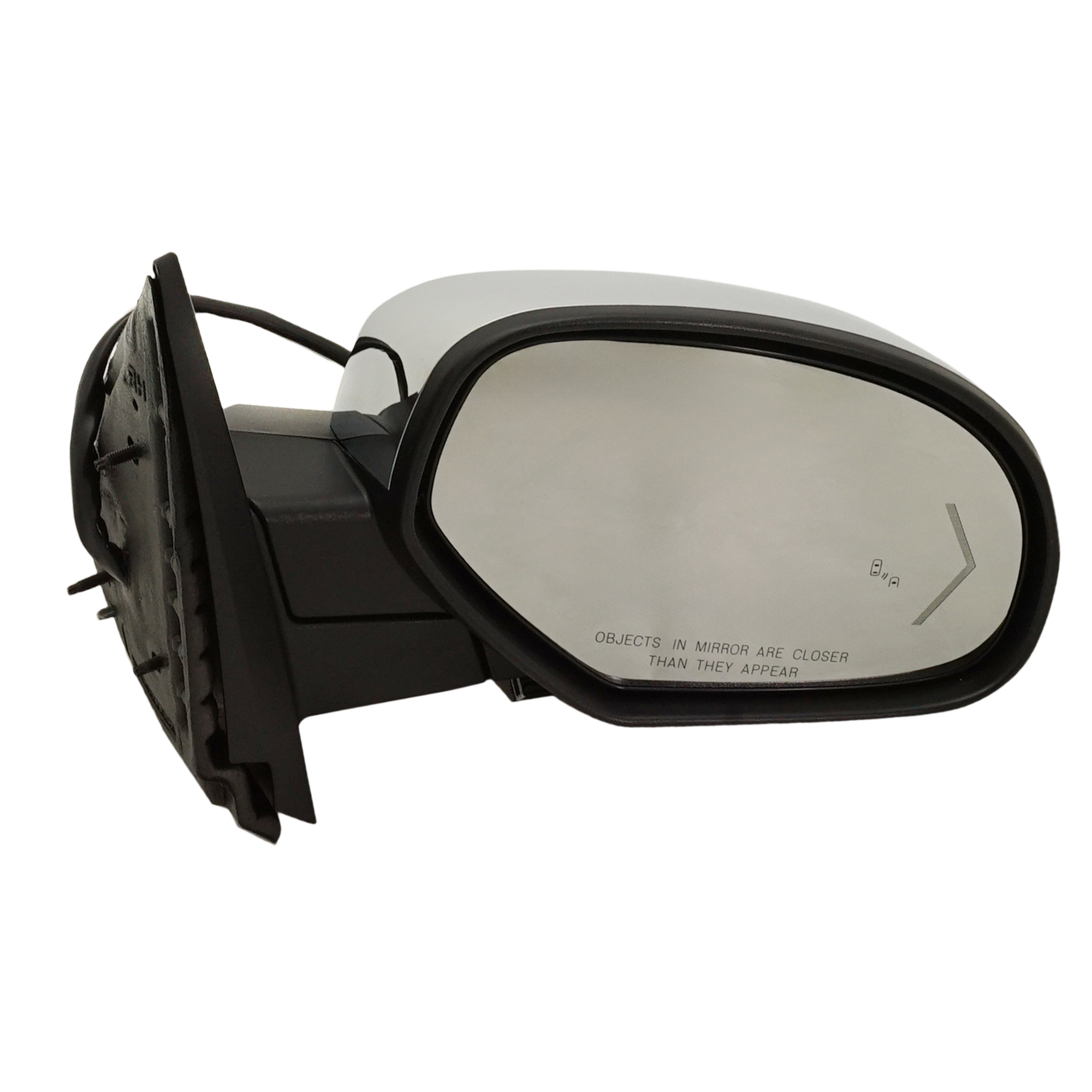 AM SUBURBAN TAHOE 07-14 MIRROR RH Non Towing Power Power Folding Heated Chrome w BSD Memory and Signal Light SKU JGM147CR S Partslink GM1321525 OEM 20843106