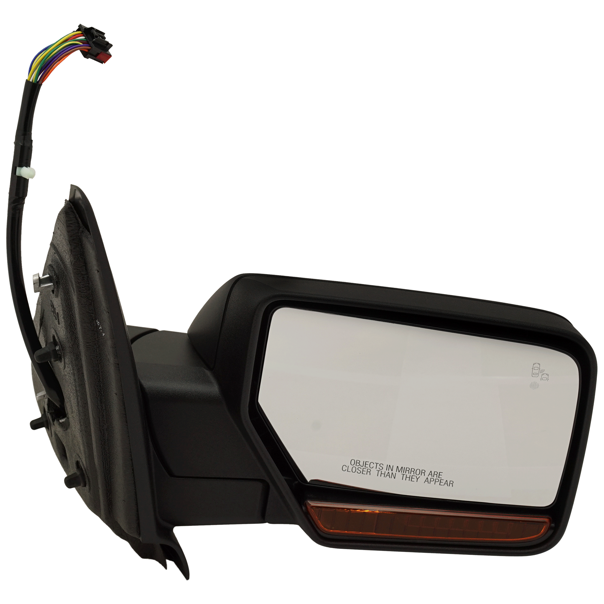 AM EXPEDITION 15-17 MIRROR RH Non Towing Power Power Folding Heated Textured w BSD in Glass In housing Signal Light and Memory No Auto dimming SKU JGM201ER S Partslink FO1321505 OEM FL1Z17682AA