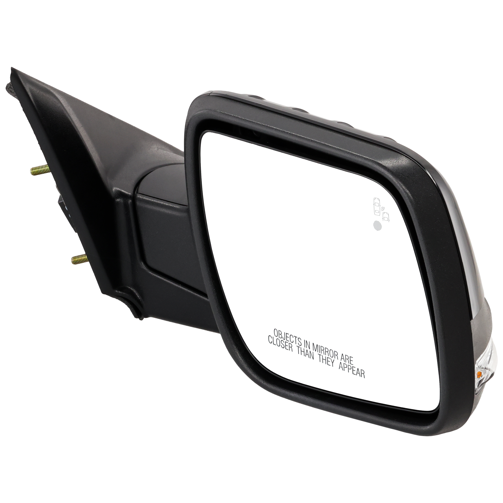 AM EXPLORER 16-19 MIRROR RH Power Manual Folding Heated Paintable w BSD in Glass and In housing Signal Light No Auto dimming and Memory SKU JGM203ER S Partslink FO1321664 OEM BB5Z17682SDPTM