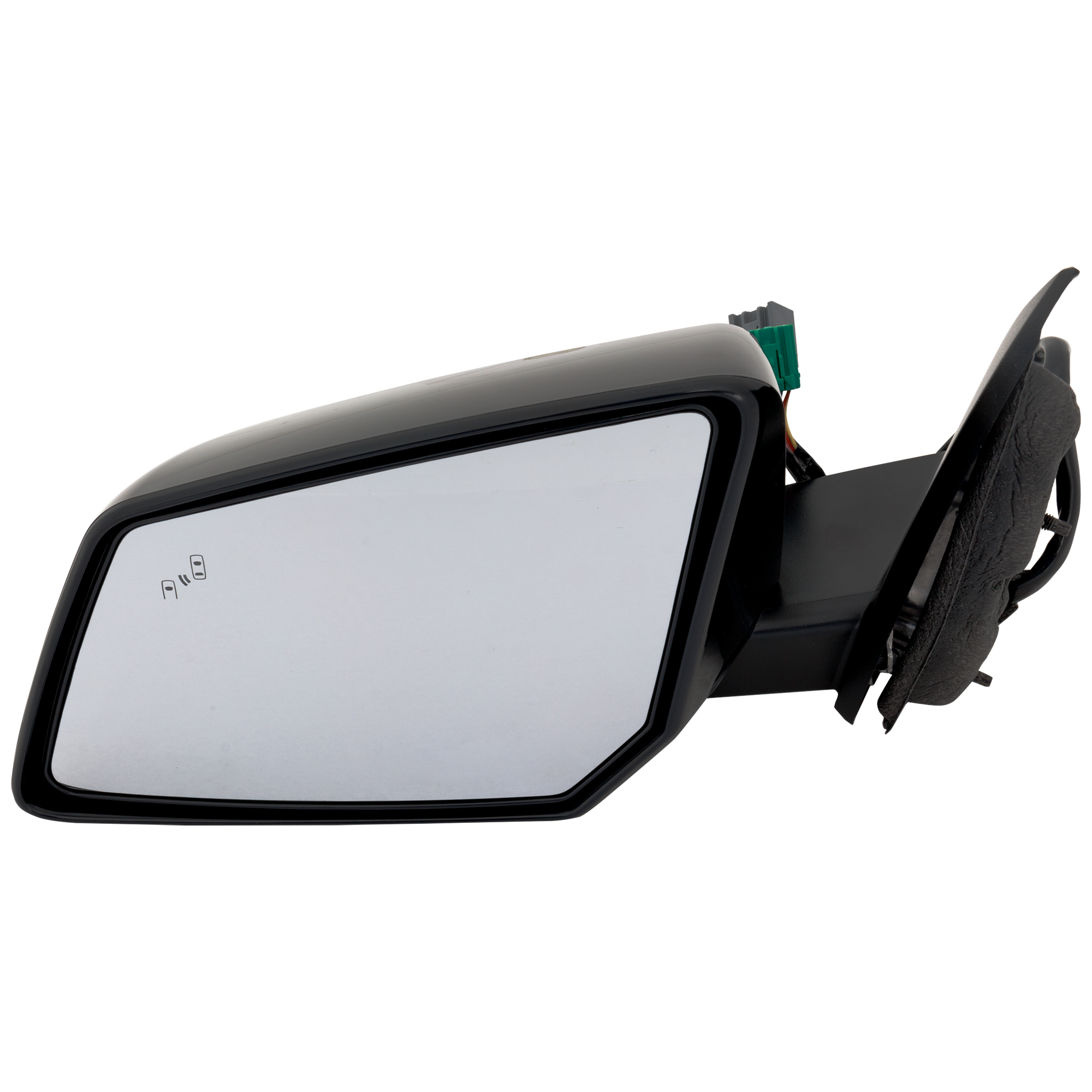 AM ACADIA 13-16 TRAVERSE 13-17 MIRROR LH Power Power Folding Heated Paintable w BSD in Glass In housing Signal Light and Memory No Auto dimming SKU JGM218EL S Partslink GM1320592 OEM 84216799 PFM