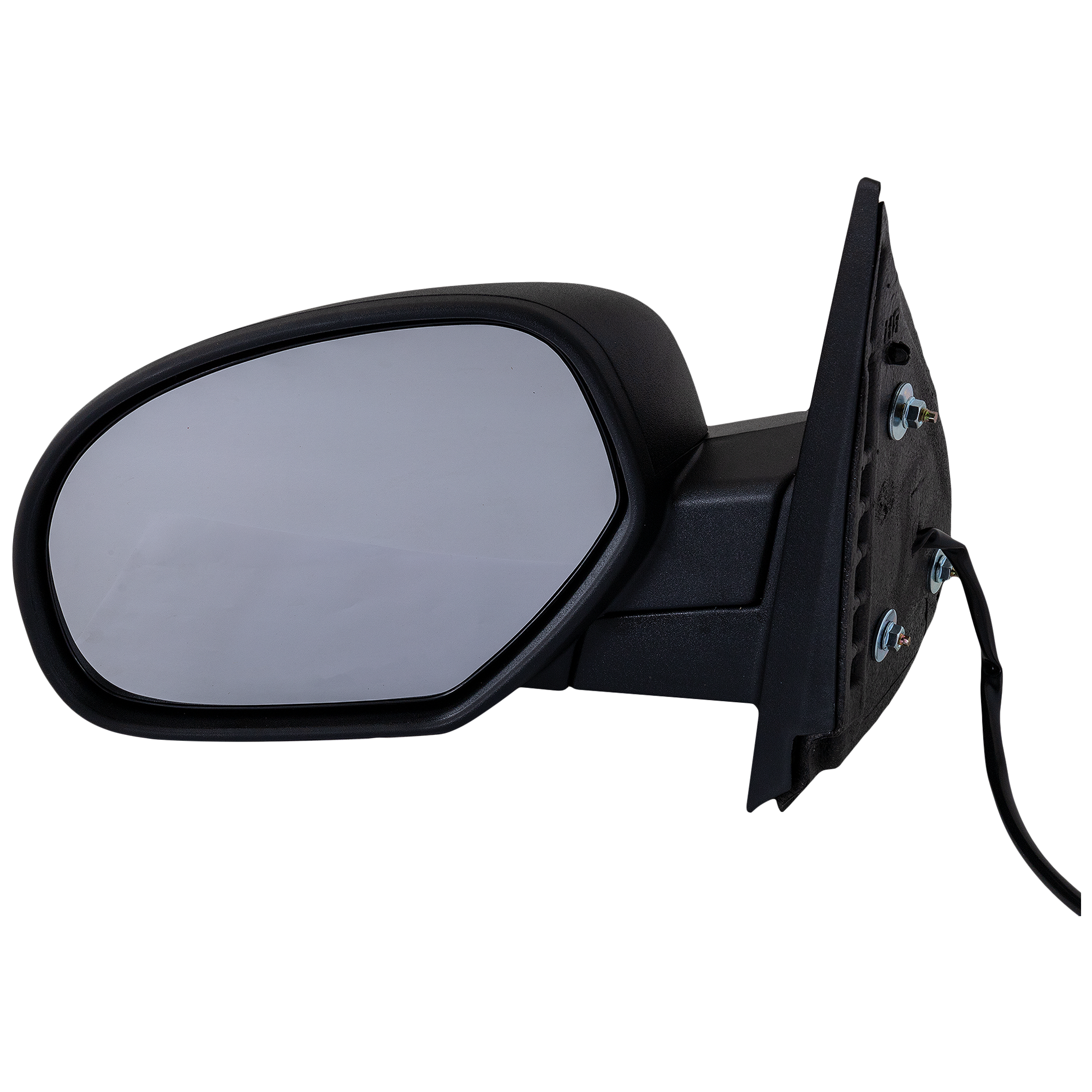 AM SILVERADO 2500 HD 3500 HD 07-14 SIERRA 2500 HD 3500 HD 07-10 MIRROR LH Non Towing Power Manual Folding Non Heated Textured No Signal Light SKU JGM221EL Partslink GM1320437 OEM 25831053