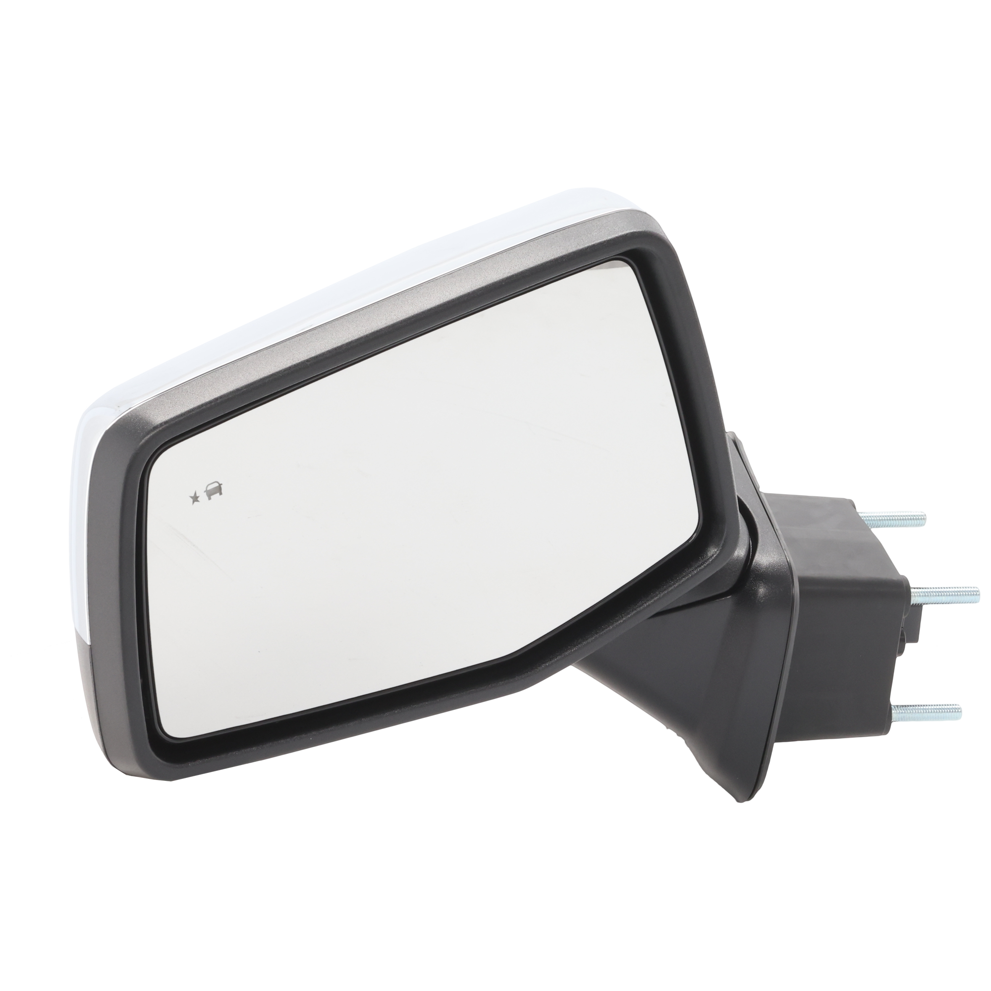 AM SIERRA 1500-19-23 MIRROR LH Non Towing Power Manual Folding Heated Chrome w In housing Signal Light BSD No Memory Puddle Light Auto Dimming SKU JGM240EL S Partslink GM1320627 OEM 84823227-84485328-84732161