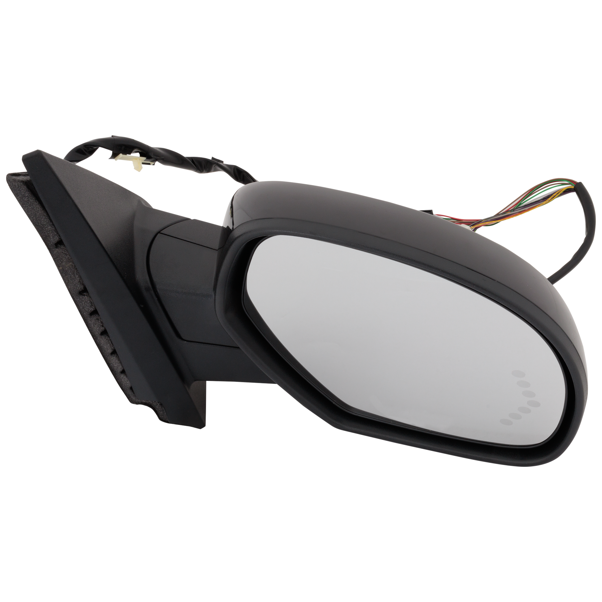 AM SILVERADO SIERRA 1500-07-13 MIRROR RH Non Towing Power Power Folding Heated Paintable w Arrow Signal Auto Dimming Memory Puddle Light and Signal Light No BSD SKU JGM251ER S Partslink GM1321517 OEM 20756891