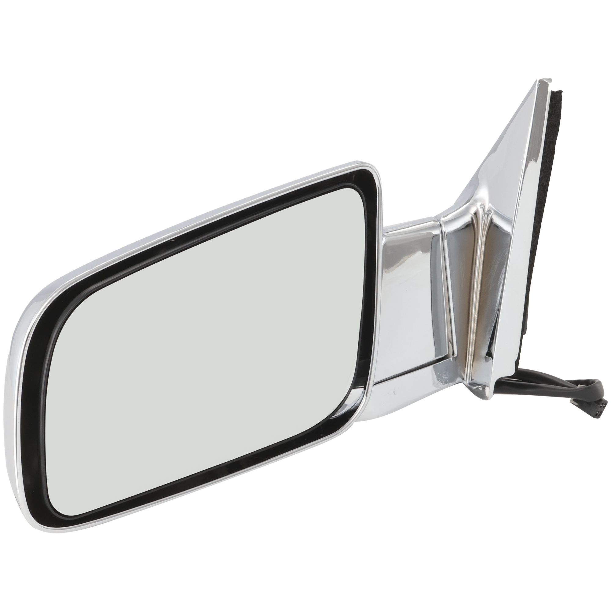 AM C K FULL SIZE P U 88-02 MIRROR LH Non Towing Power Manual Folding Heated Chrome No Auto dimming BSD Memory and Signal Light Standard Type SKU JGM25EL OEM 15764758 PFM 15036360 PFM