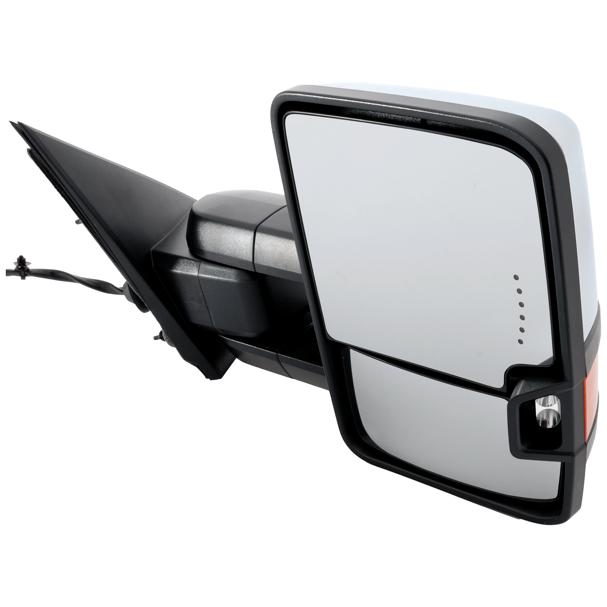 AM SILVERADO SIERRA 1500-2500-3500-15-19 TOWING MIRROR RH Power Power Folding Heated Chrome w Signal Light Spotlight and Memory No BSD Auto Dimming Puddle Light OAT Sensor SKU JGM261ER S Partslink GM1321514 OEM 84228892