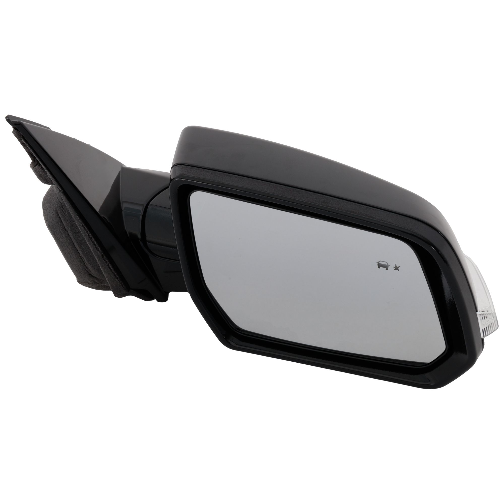 AM TRAVERSE 18-19 MIRROR RH Power Manual Folding Heated Paintable w Signal Light Blind Spot Detection Lane Change Assist Cover No Auto dimming Memory Puddle Light LT Model SKU JGM268ER S Partslink GM1321601 OEM 84498298 PFM