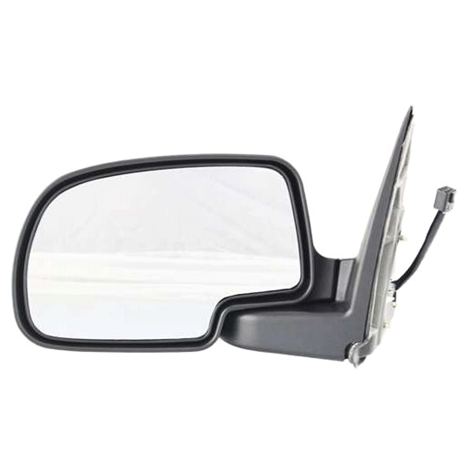 AM SILVERADO SIERRA 99-02 MIRROR LH Non Towing Power Manual Folding Non Heated Paintable SKU JGM59BL Partslink GM1320231 OEM 15172249 PFM