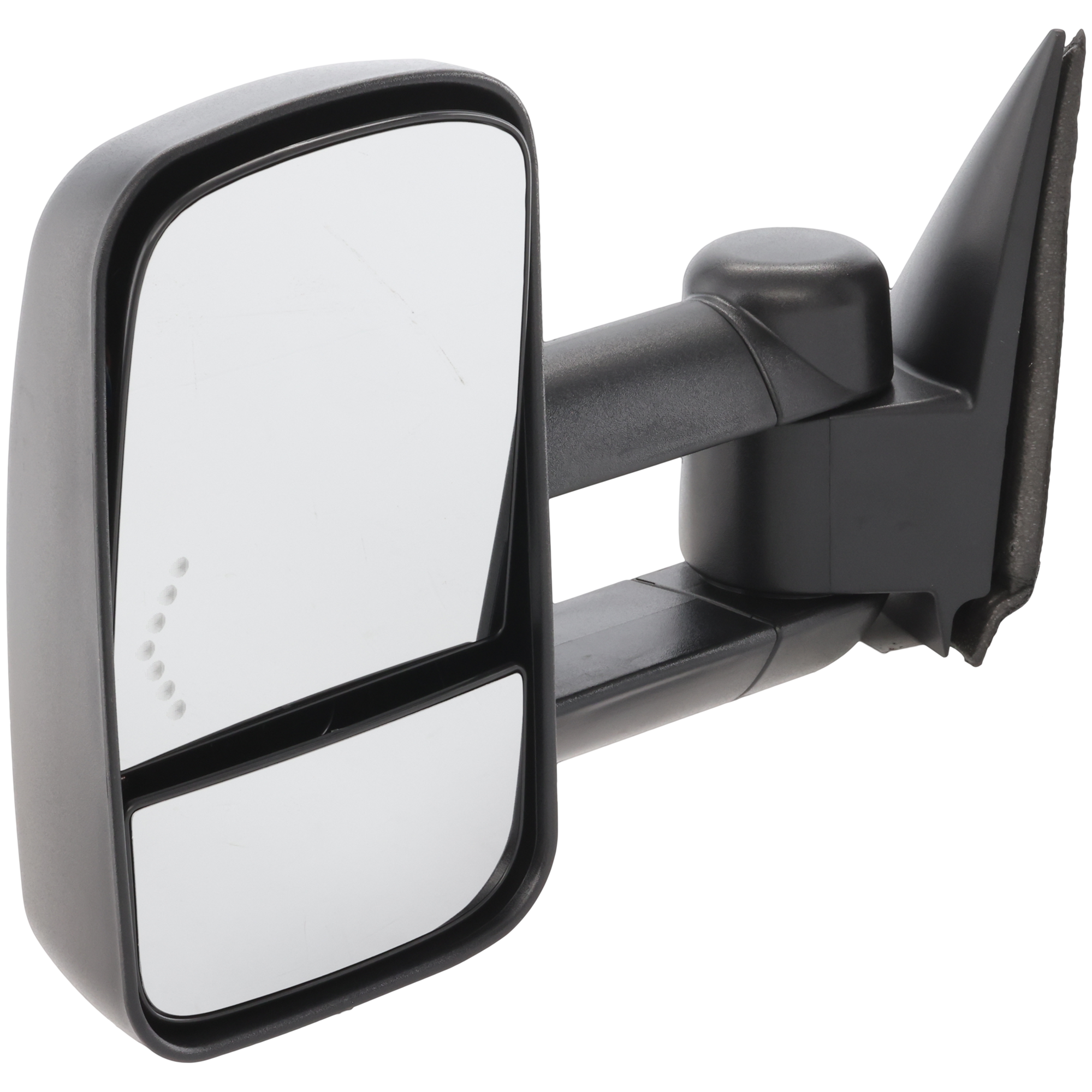 AM SILVERADO SIERRA 03-06 TOWING MIRROR LH Power Manual Folding Heated Textured w Signal Light Includes 2007 Classic SKU JGM73EL S Partslink GM1320355 OEM 15904034