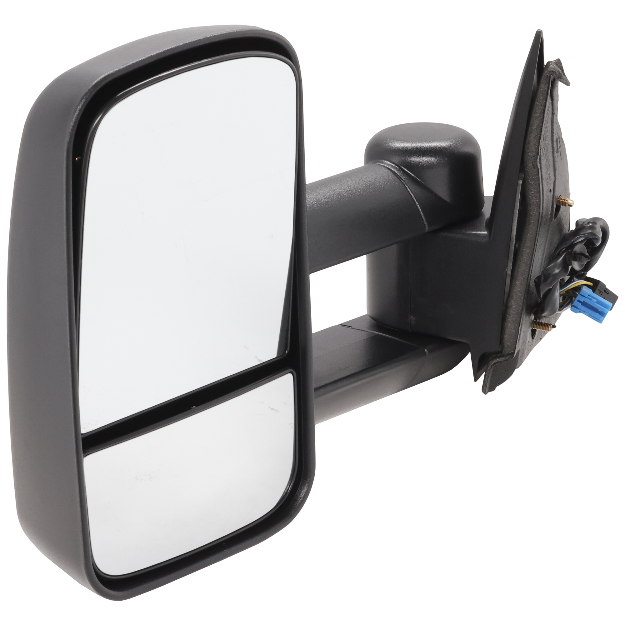 AM SILVERADO SIERRA 03-06 TOWING MIRROR LH Power Manual Folding Heated Textured No Signal Light Includes 2007 Classic SKU JGM73EL Partslink GM1320410 OEM 15904034 PFM KSO62076GE