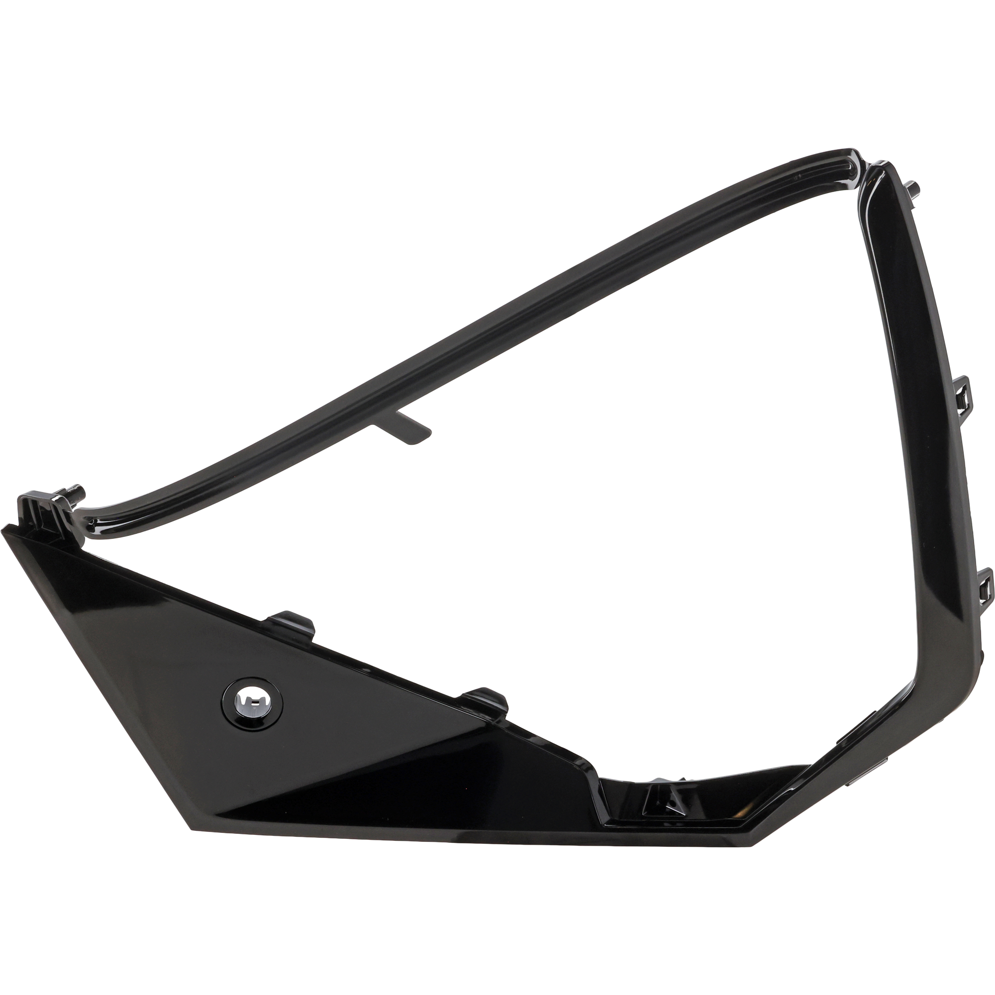 AM TUCSON 25-25 FRONT BUMPER MOLDING LH Black USA Built Vehicle SKU JH01590028 Partslink HY1046146 OEM 86593CW530EB