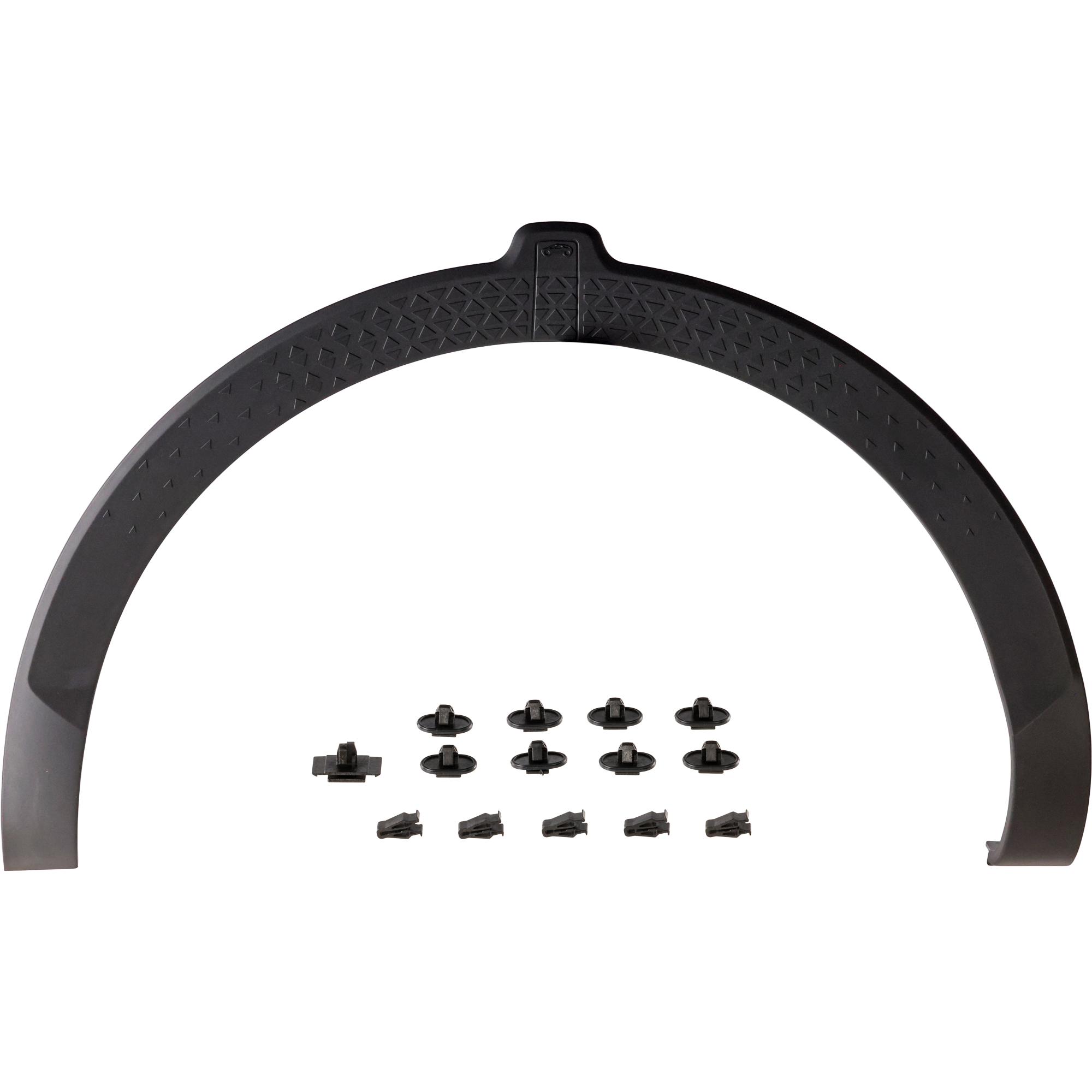AM SANTA CRUZ 22-24 FRONT WHEEL OPENING MOLDING LH Textured Black Plastic Exc. XRT Model SKU JH22130004 Partslink HY1290122 OEM 87711-5000CA