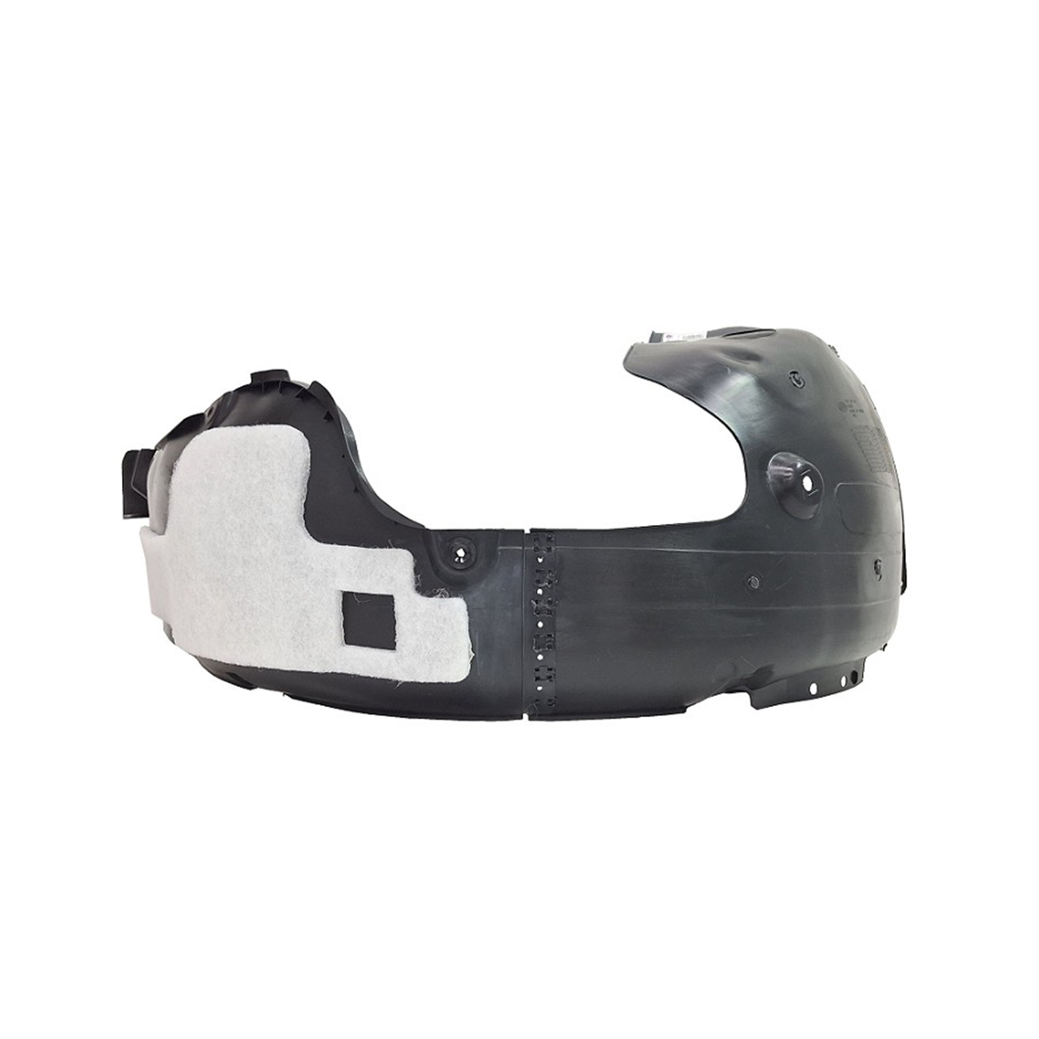 AM ELANTRA 24-24 FRONT FENDER LINER RH Plastic Injection Form w Insulation Foam SKU JH22210001 Partslink HY1249199 OEM 86812AAAA0