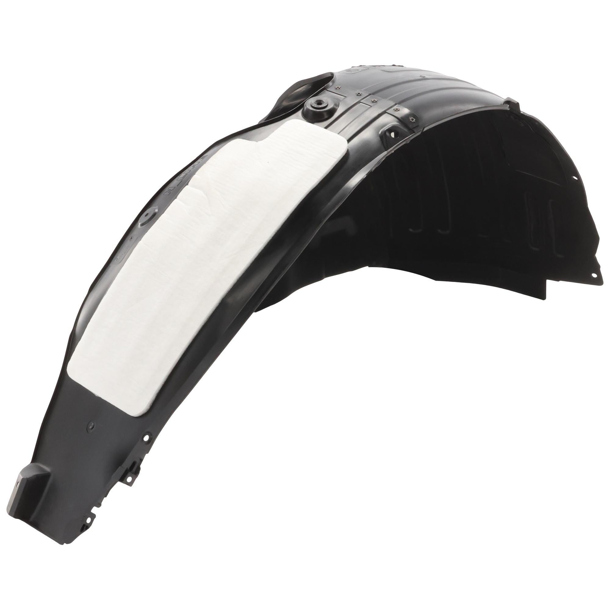 AM KONA 24-24 FRONT FENDER LINER RH Injection Form w Insulation Foam N Line N Line Ultimate Models SKU JH22210007 Partslink HY1249207 OEM 86812BE510