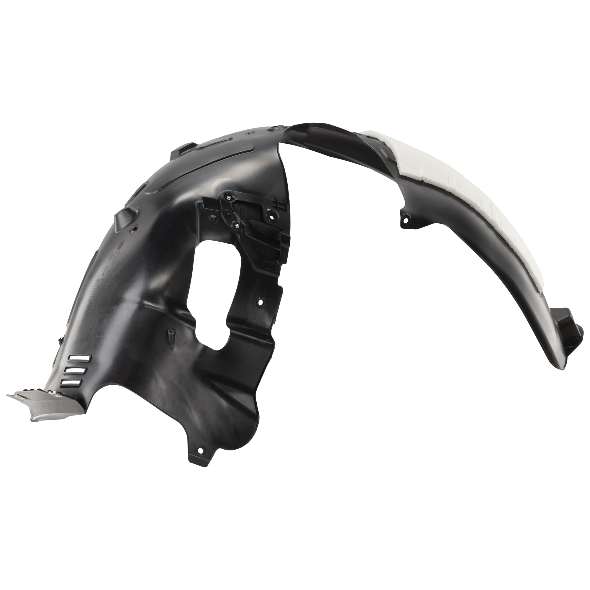 AM SONATA 24-25 FRONT FENDER LINER RH Injection Form w Insulation Foam N Line Model SKU JH22210025 Partslink HY1249200 OEM 86812L1600