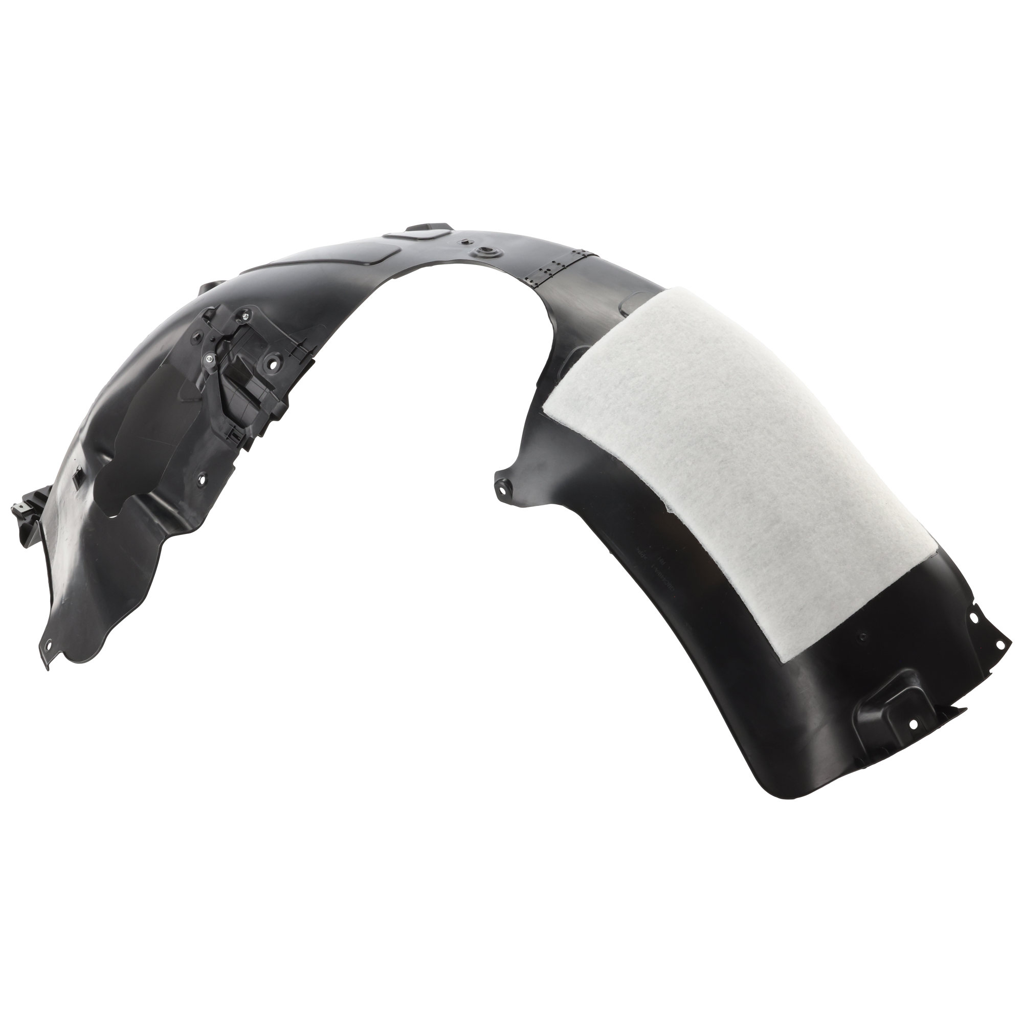 AM SONATA 24-25 FRONT FENDER LINER RH Injection Form w Insulation Foam Exc. N Line Model SKU JH22210027 Partslink HY1249201 OEM 86812L1500