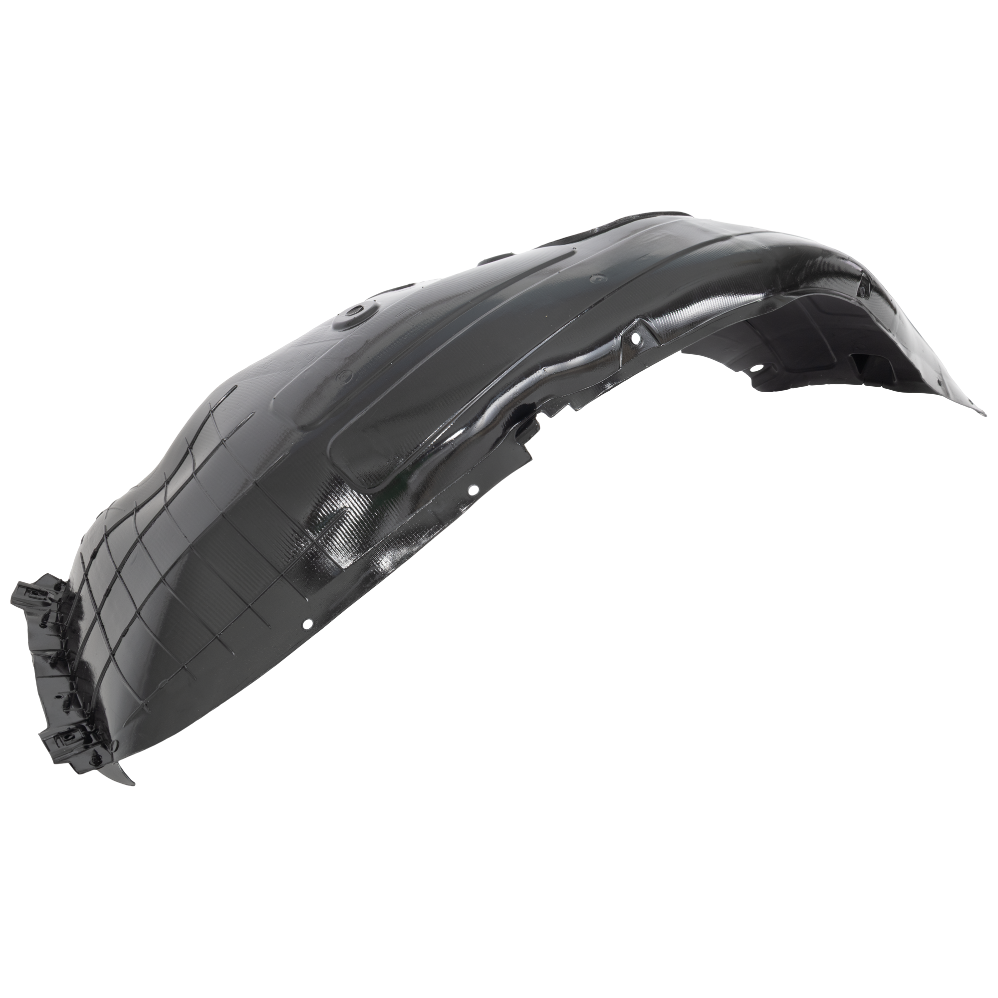 AM TUCSON 19-21 FRONT FENDER LINER LH Assembly Plastic Vacuum Form w o Insulation Foam SKU JH22210034 OEM 86811D3500 PFM