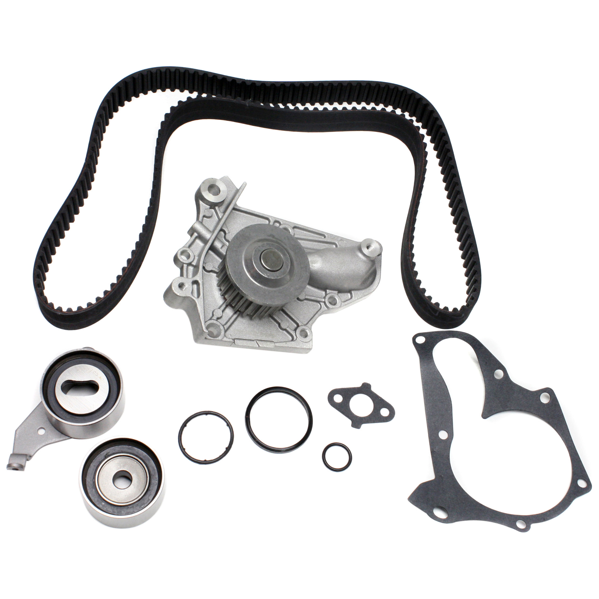 AM CAMRY 87-01 TIMING BELT KIT with Timing Belt Water Pump 1 Belt Tensioner 1 Idler SKU JH319802 OEM GTKWP199 TB199LK1 TCKWP199 WPK