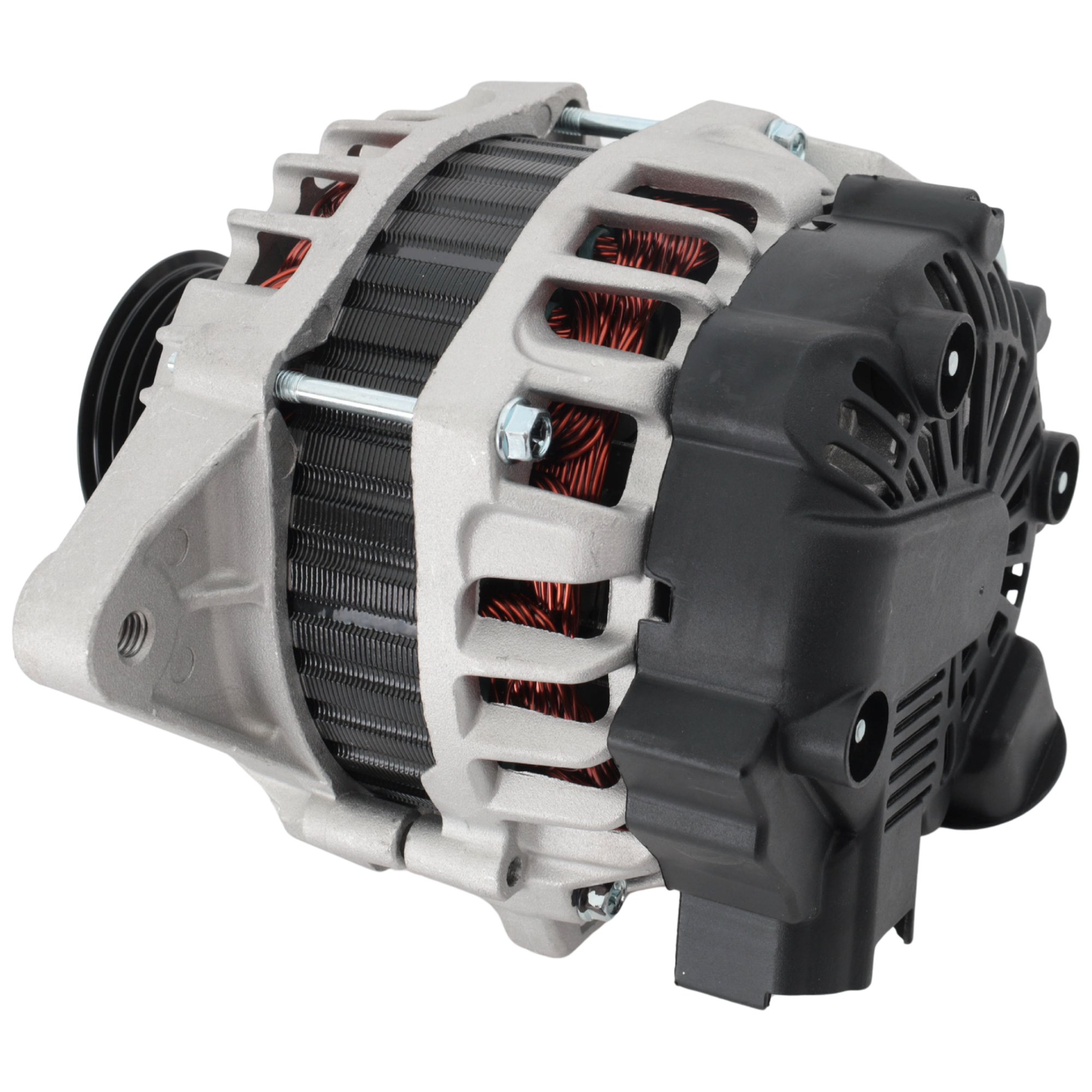 AM ACCENT VELOSTER 12-17 ALTERNATOR 12 Volts 90 Amp 6 Grooves Clockwise SKU JH33010010 OEM 2607372