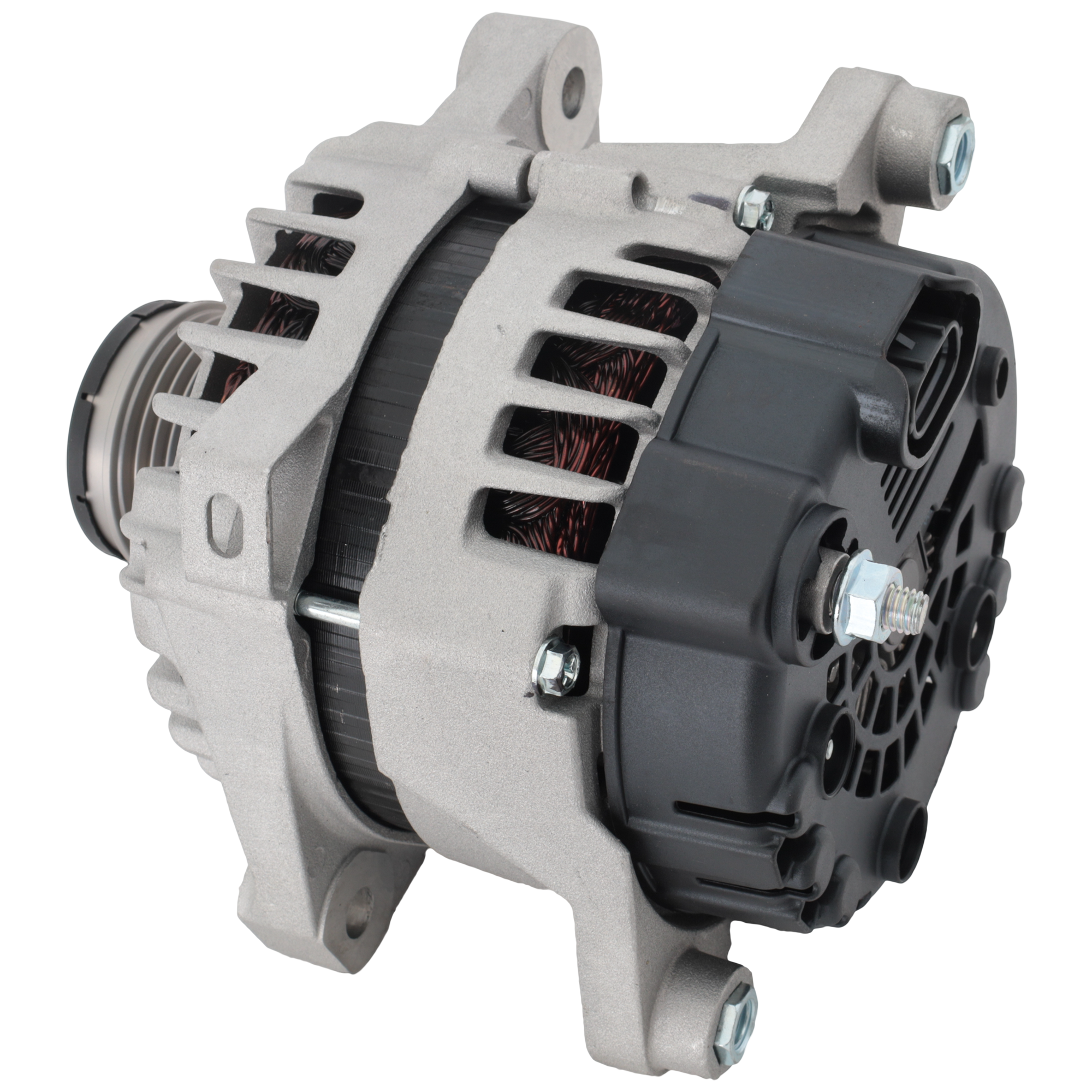 AM SANTA FE SPORT 13-16 OPTIMA 14-15 ALTERNATOR 12 Volts 150 Amp 6 Grooves Clockwise SKU JH33010015 OEM FG15S110