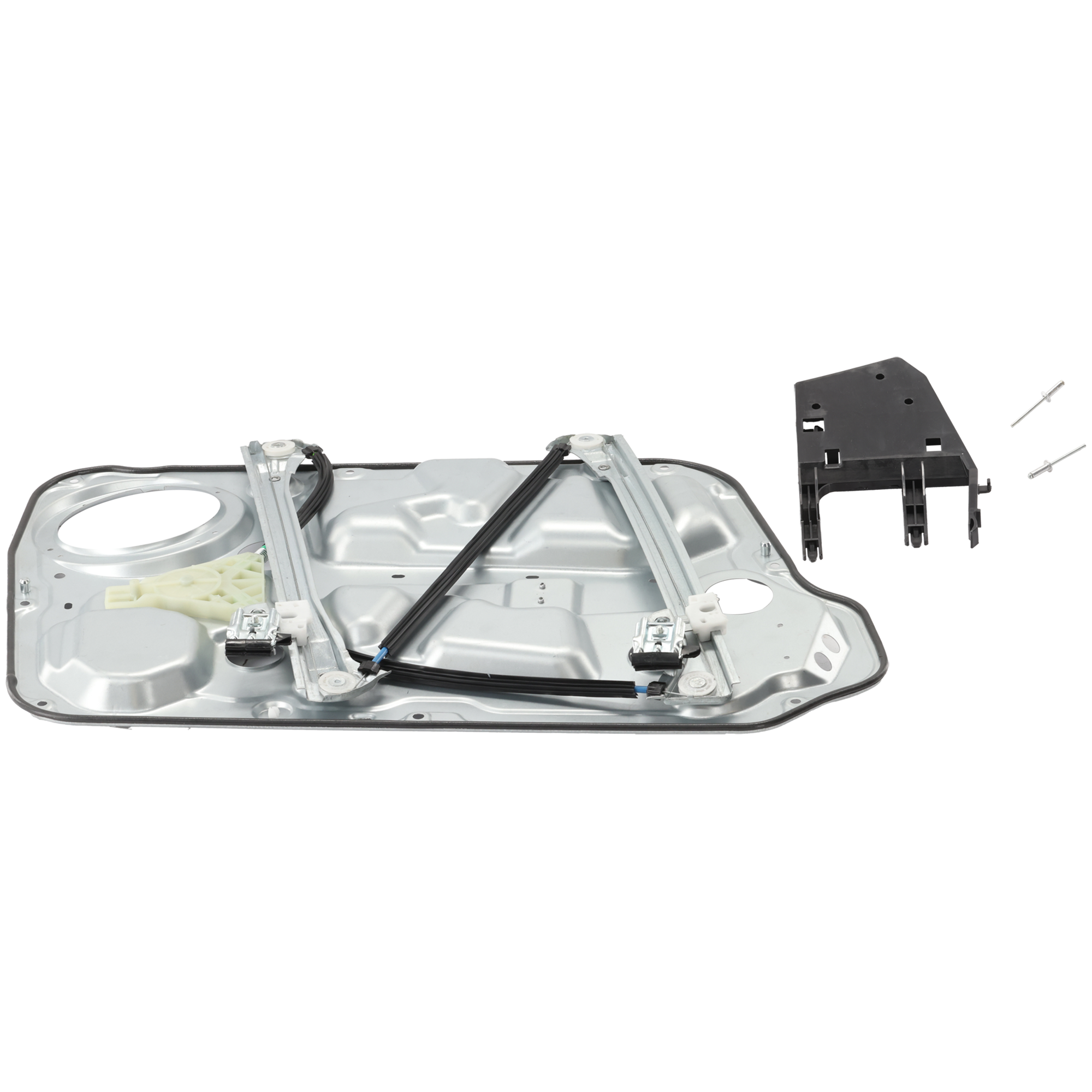 AM SONATA 06-10 FRONT WINDOW REGULATOR RH Power w Motor and Panel 2 Pin SKU JH46290003 OEM 824813K001 PFM