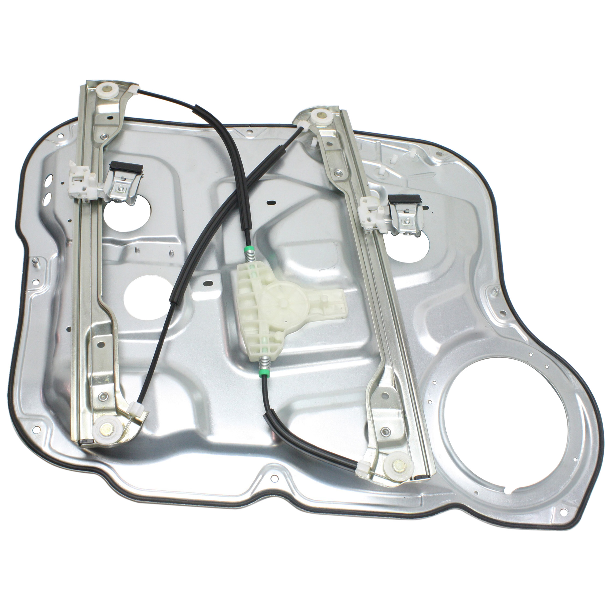 AM SANTA FE 07-09 FRONT WINDOW REGULATOR RH Carrier Module Power w o Motor SKU JH462969 Partslink HY1351122 OEM 824812B000