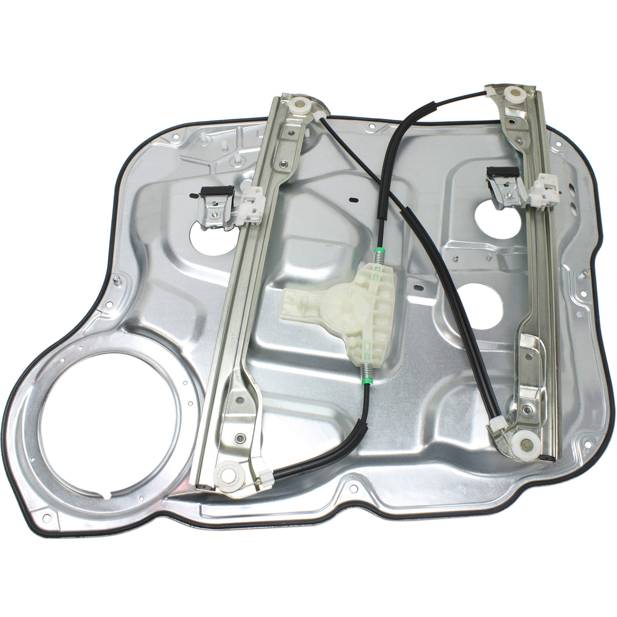 AM SANTA FE 07-09 FRONT WINDOW REGULATOR LH Carrier Module Power w o Motor SKU JH462970 Partslink HY1350122 OEM 824712B000