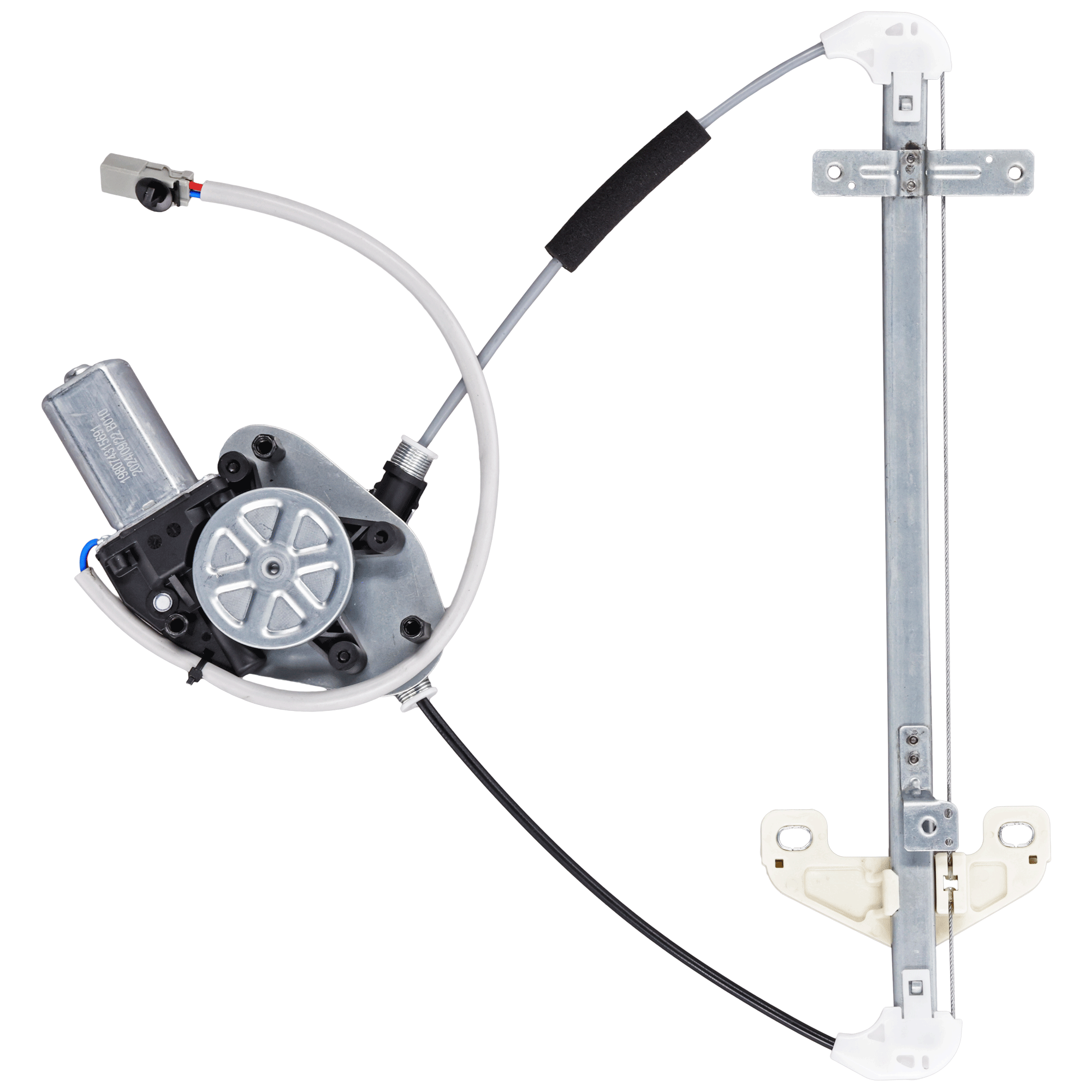 AM CIVIC 01-05 REAR WINDOW REGULATOR RH Power w Motor Sedan Exc. Si Models SKU JH491711 Partslink HO1551103 OEM 72710S5DA05