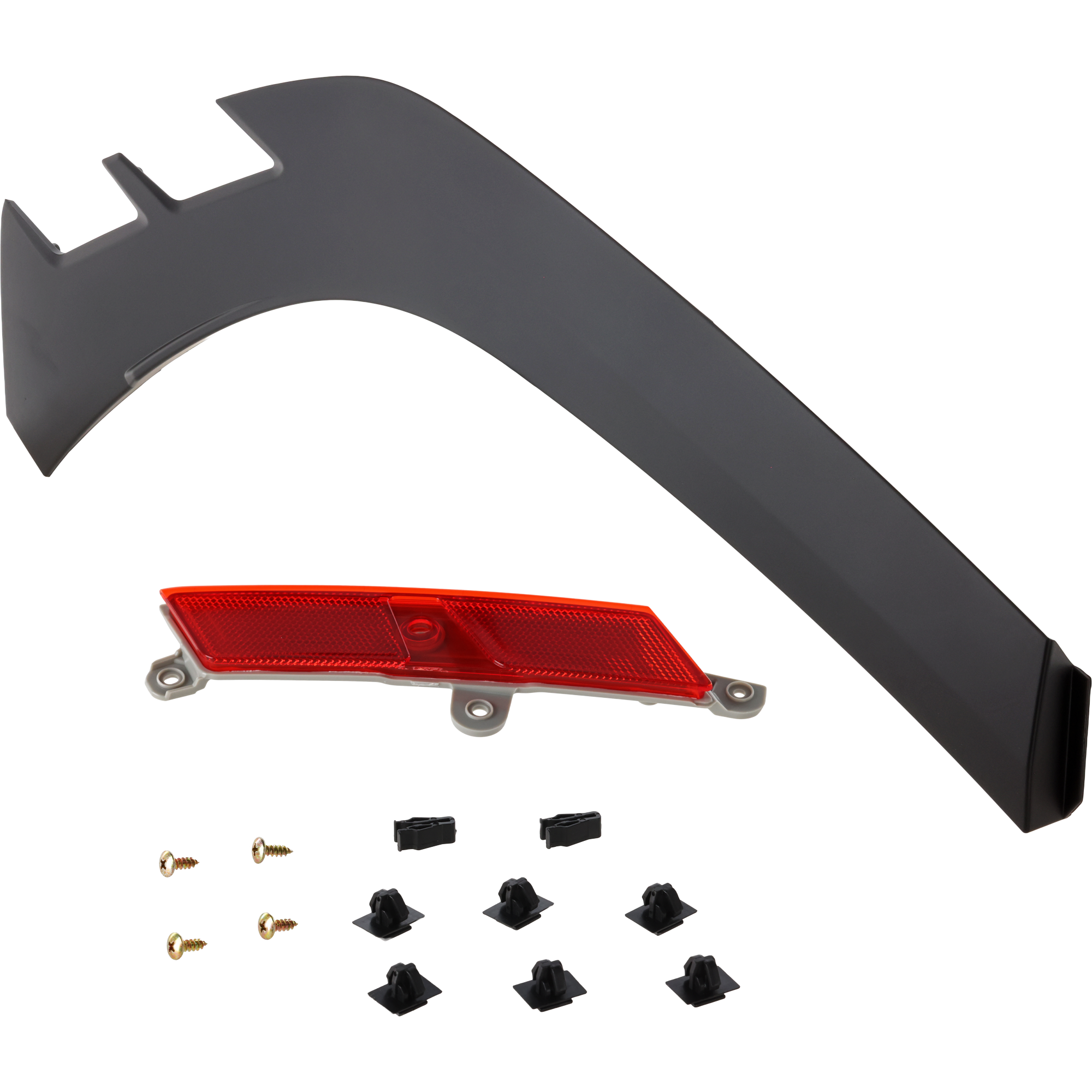 AM TUCSON 22-24 REAR WHEEL OPENING MOLDING RH Primed Plastic Korea Built Vehicle N Line N Line Hybrid Models SKU JH55390003 Partslink HY1791109 OEM 87744N9DA0