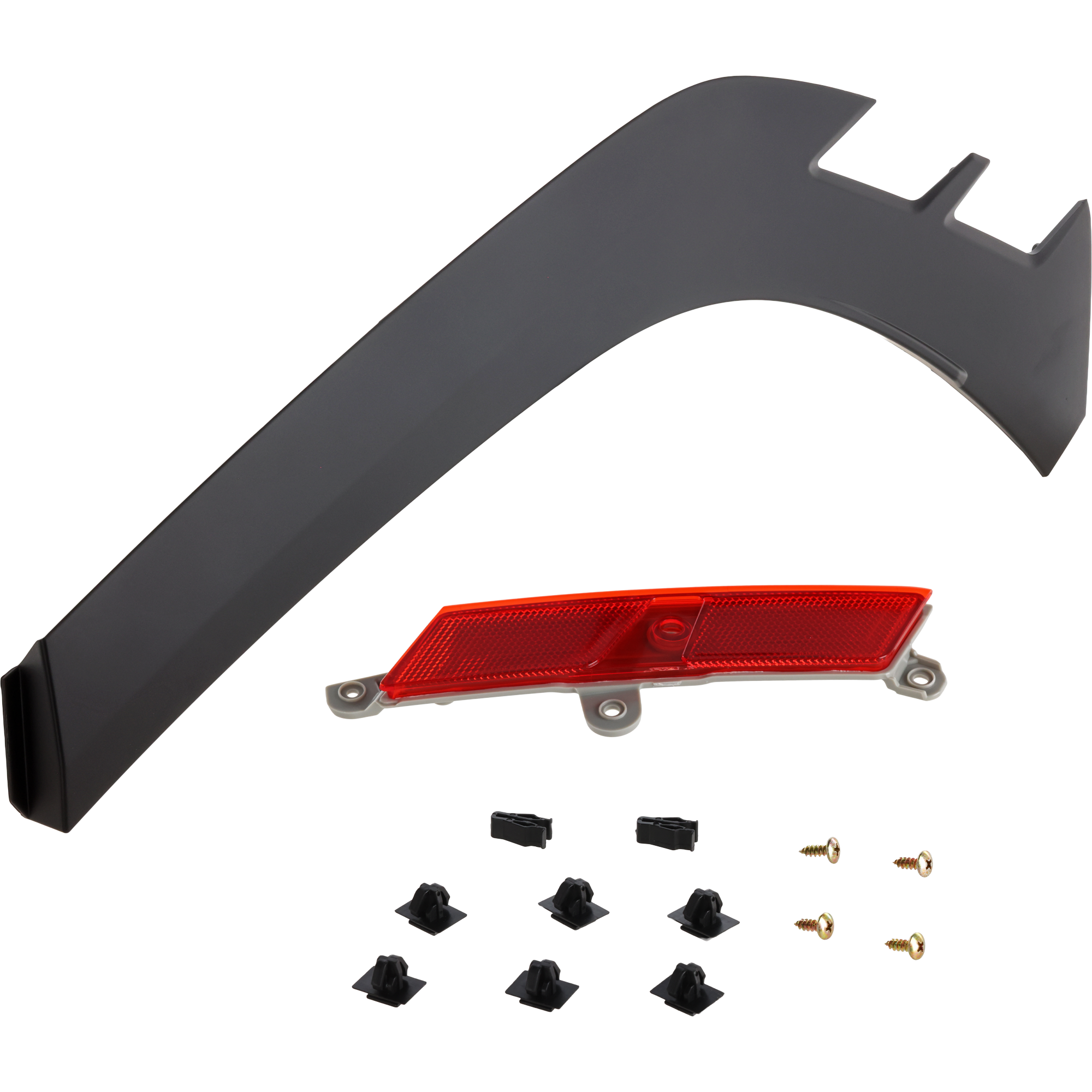 AM TUCSON 22-24 REAR WHEEL OPENING MOLDING LH Primed Plastic Korea Built Vehicle N Line N Line Hybrid Models SKU JH55390004 Partslink HY1790109 OEM 87743N9DA0