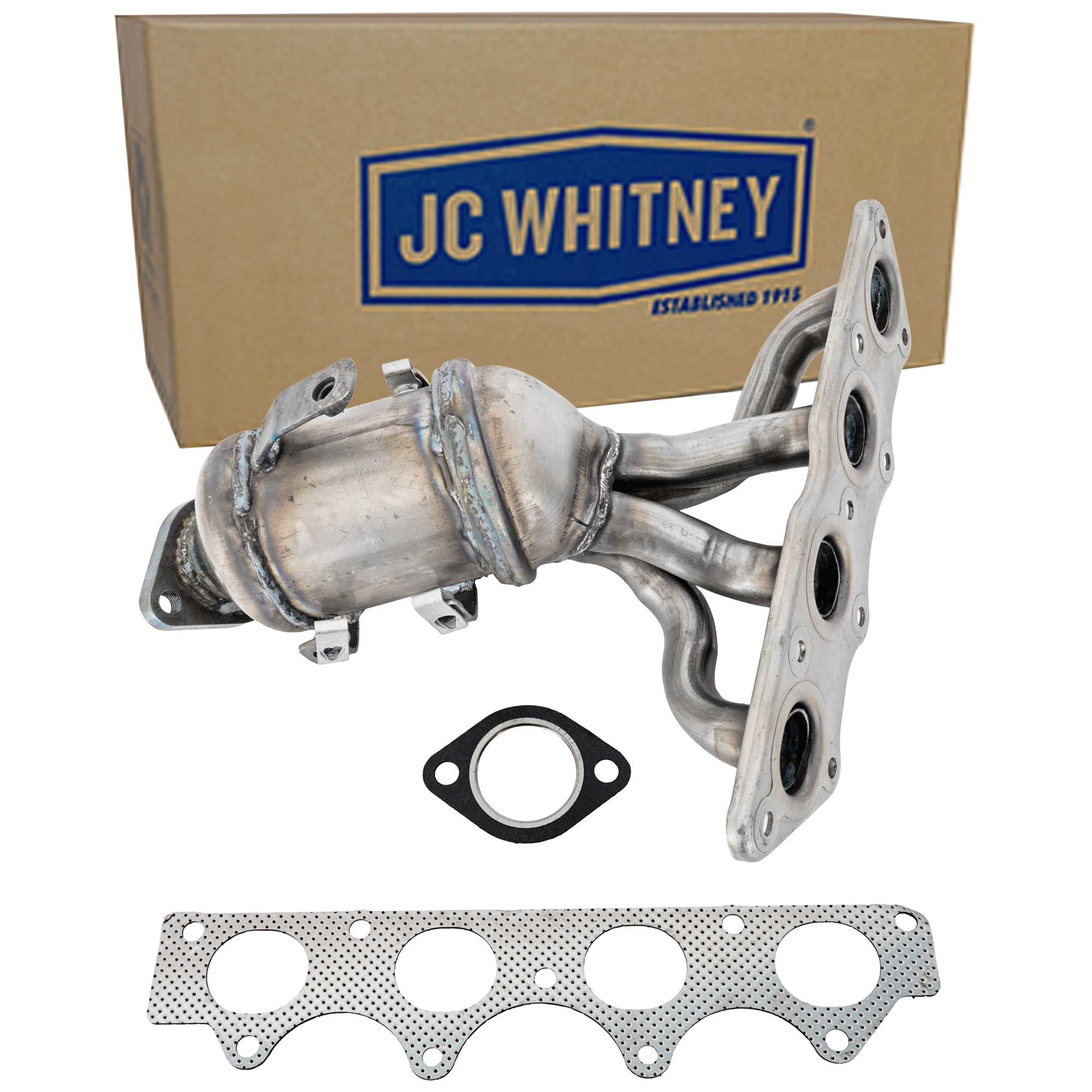 AM ACCENT 12-19 VELOSTER 12-17 CATALYTIC CONVERTER Front Integrated w Manifold 4 Cyl 1.6L Eng. SKU JH96030001