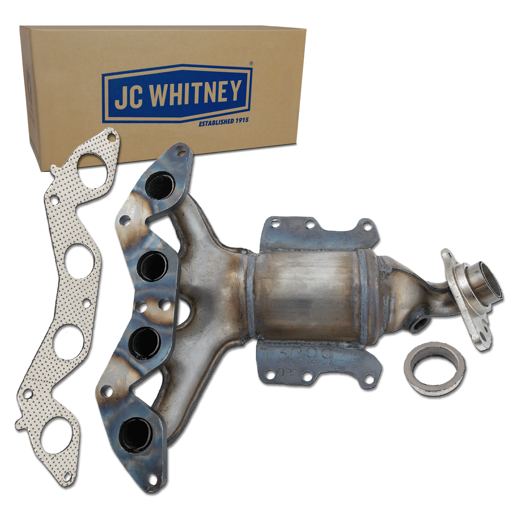 AM CIVIC 01-05 CATALYTIC CONVERTER Front 4 Cyl 1.7L Except VTEC Engines with Exhaust Manifold SKU JH960325